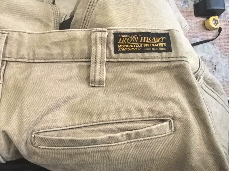 Iron Heart Iron Heart double knee reinforced khaki work pants W33 Size US 38 / EU 54 - 3 Thumbnail