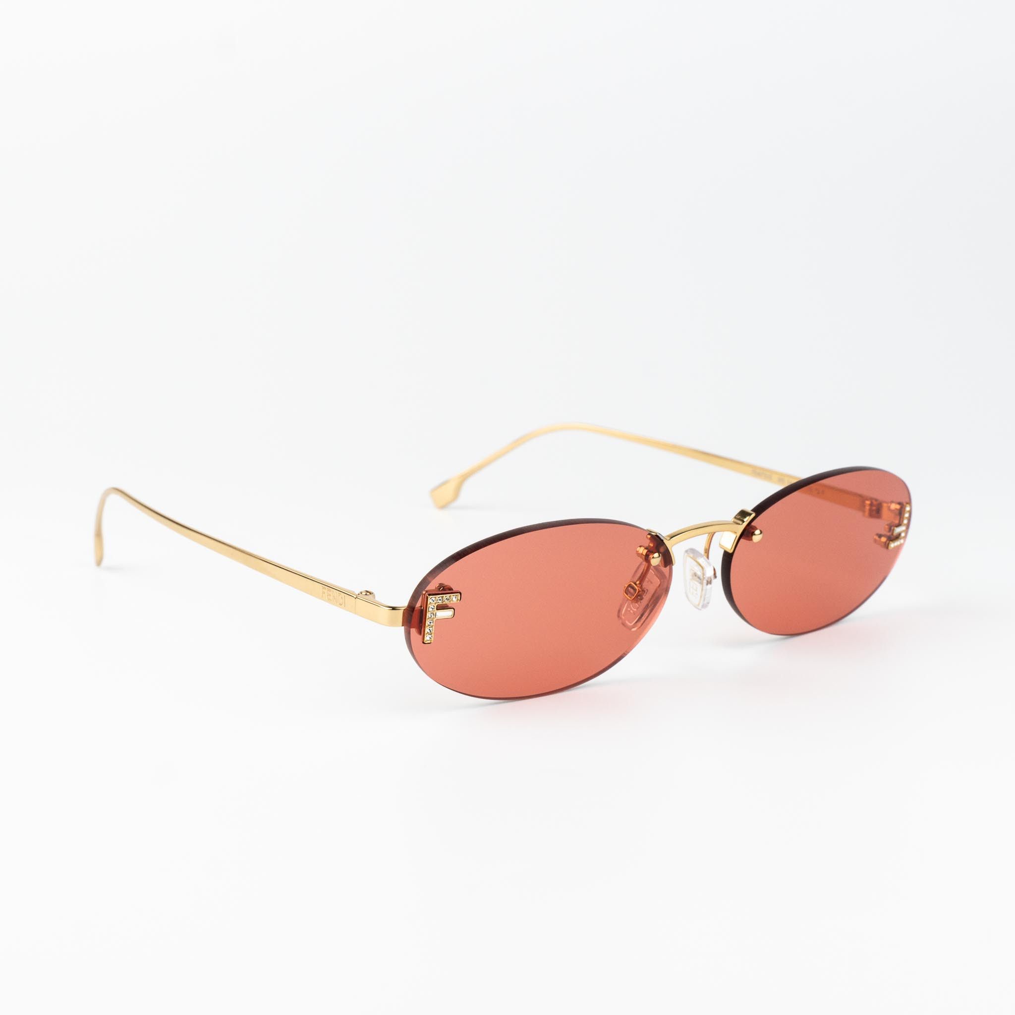 Fendi Fendi FIRST CRYSTAL Women Sunglasses FE4075US 30S BRAND NEW Size ONE SIZE - 4 Thumbnail