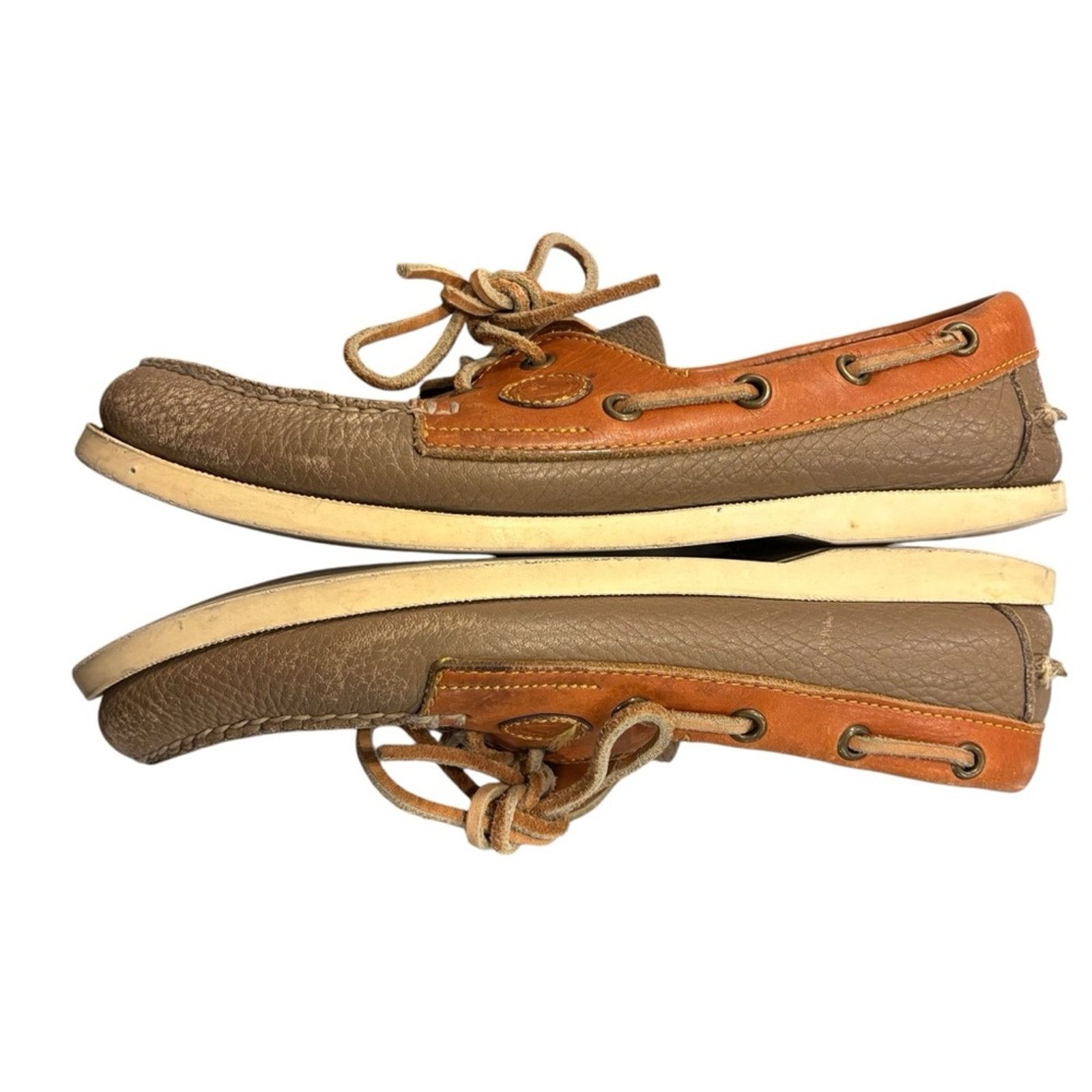 Dooney & Bourke Vintage DOONEY & BOURKE Leather Boat Shoes, Size 8 Size US 8 / IT 38 - 7 Thumbnail