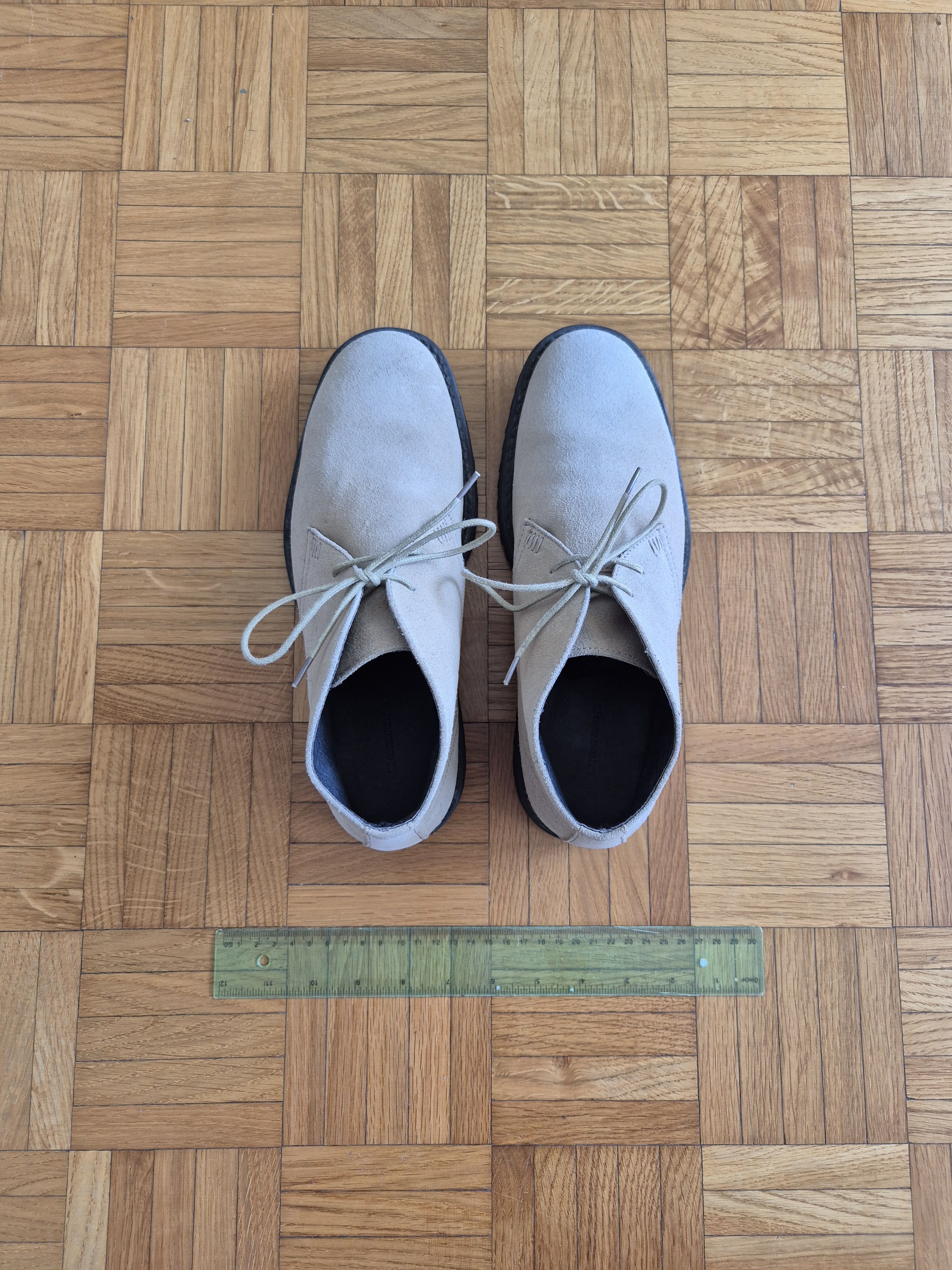 Lands' End Light Beige Suede Chukka Boots Size US 8.5 / EU 41-42 - 4 Thumbnail