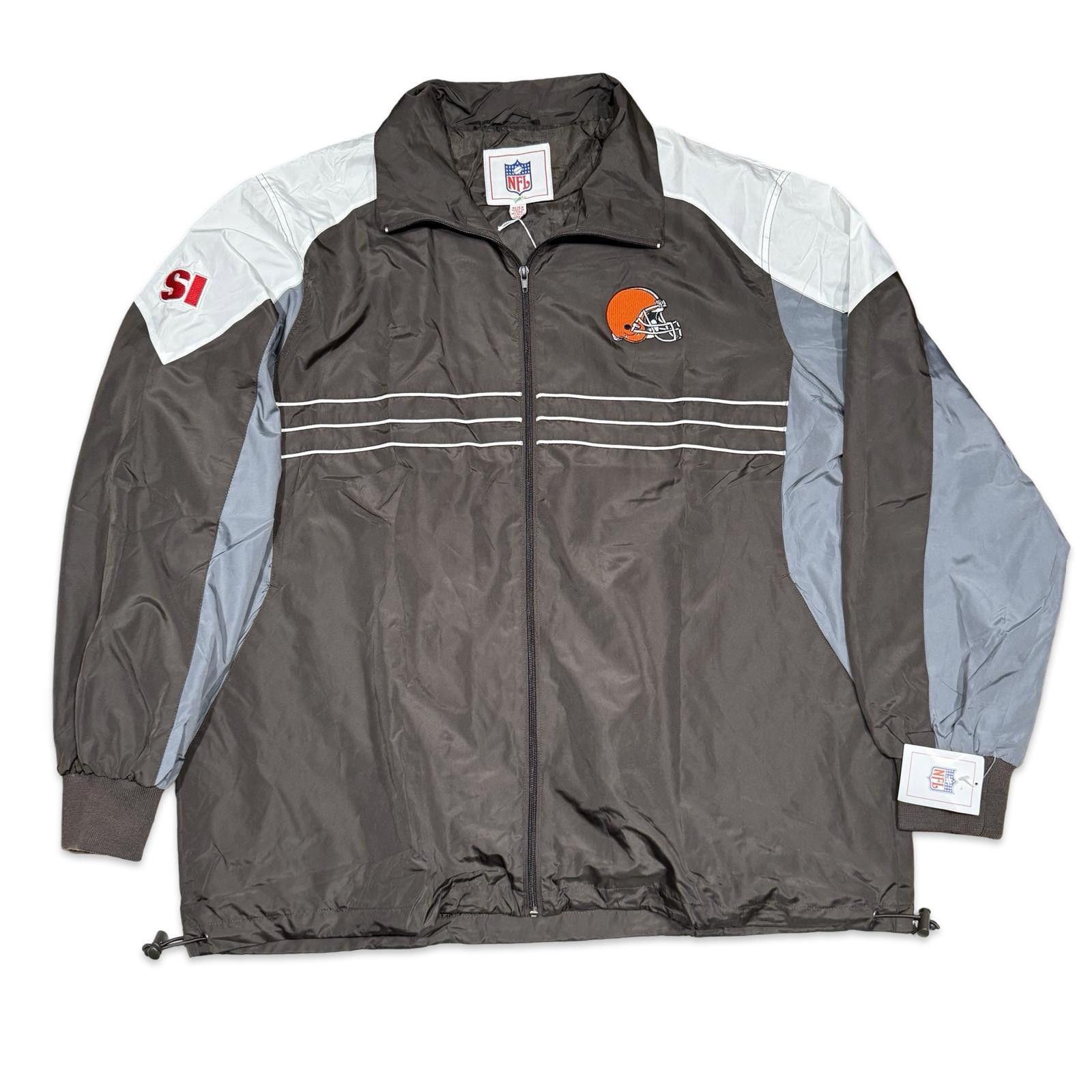NFL Cleveland Browns NFL Sports Illustrated Windbreaker Jacket Size US XL / EU 56 / 4 - 1 Thumbnail