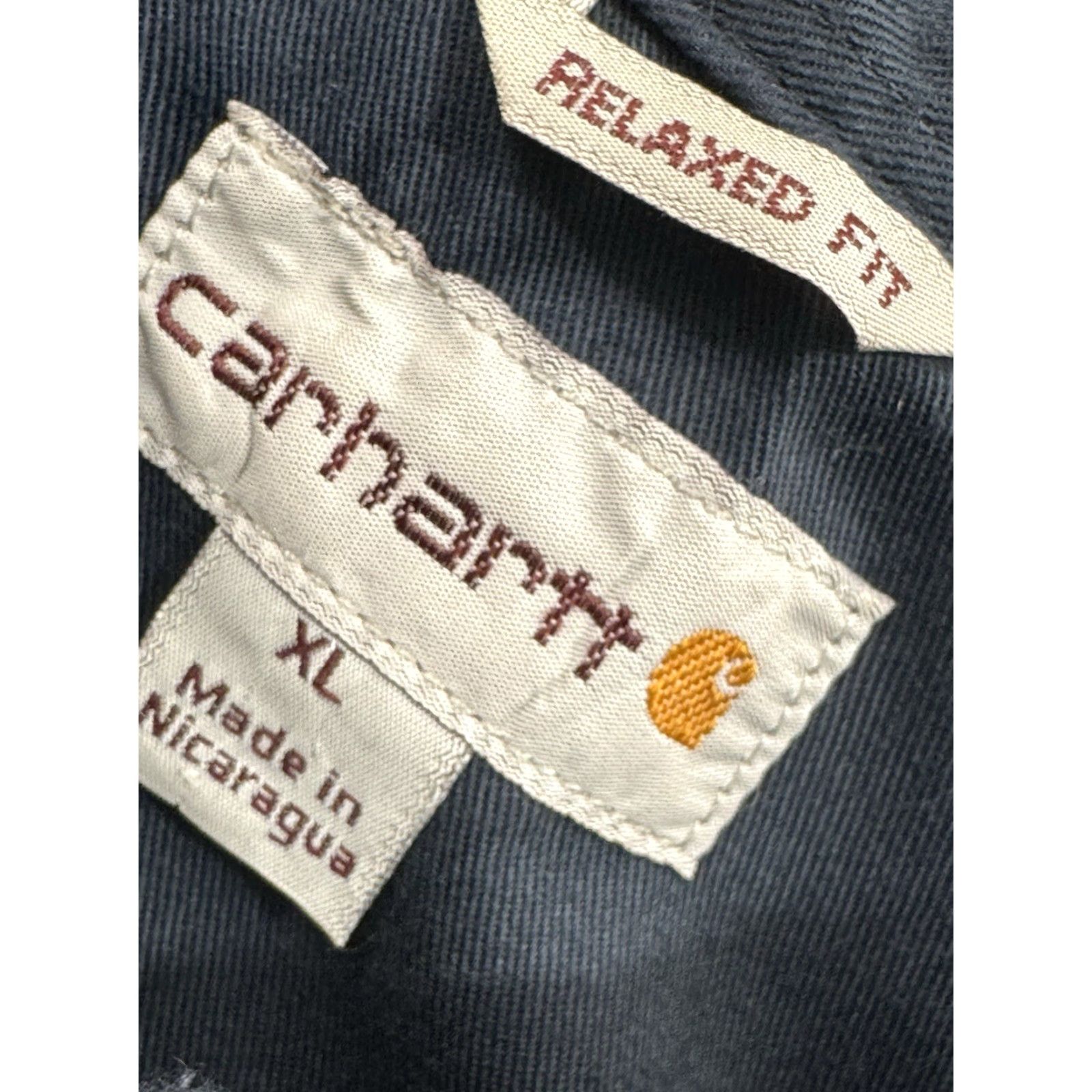 Carhartt Carhartt Shirt XL Blue Beer Embroidered Bar/Brewery Short Sleeve Button-Up Vent 90s Mens SS XL Size US XL / EU 56 / 4 - 4 Thumbnail