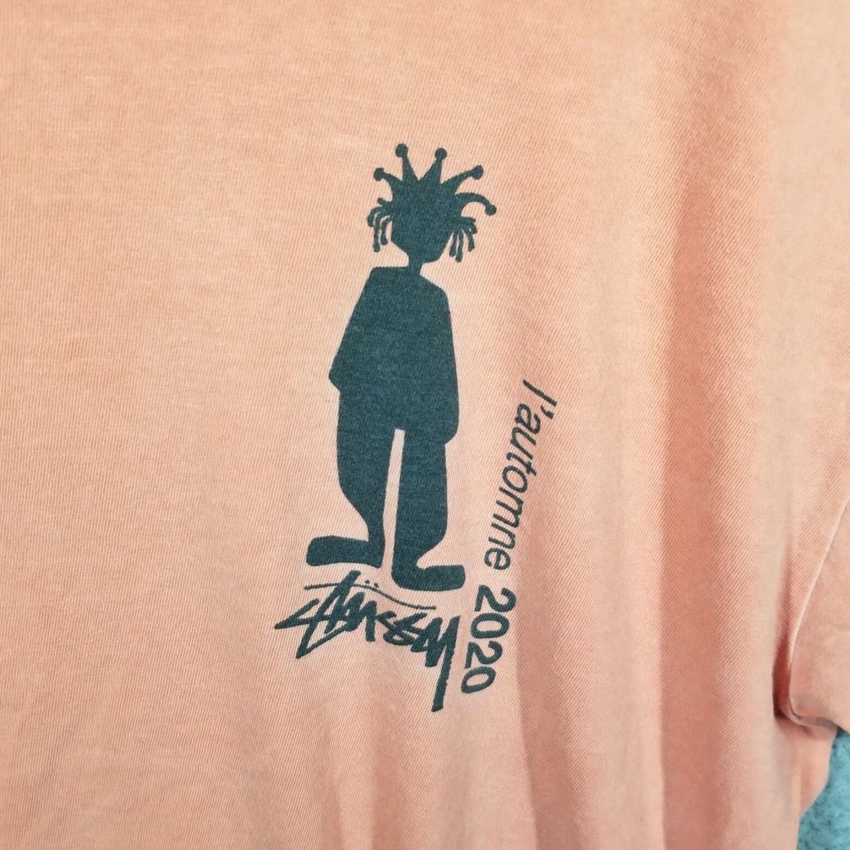 Vintage VINTAGE Stussy Delusion Pig Dyed T-Shirt Mens Medium Orange Streetwear Fall 2020 Size US M / EU 48-50 / 2 - 3 Thumbnail