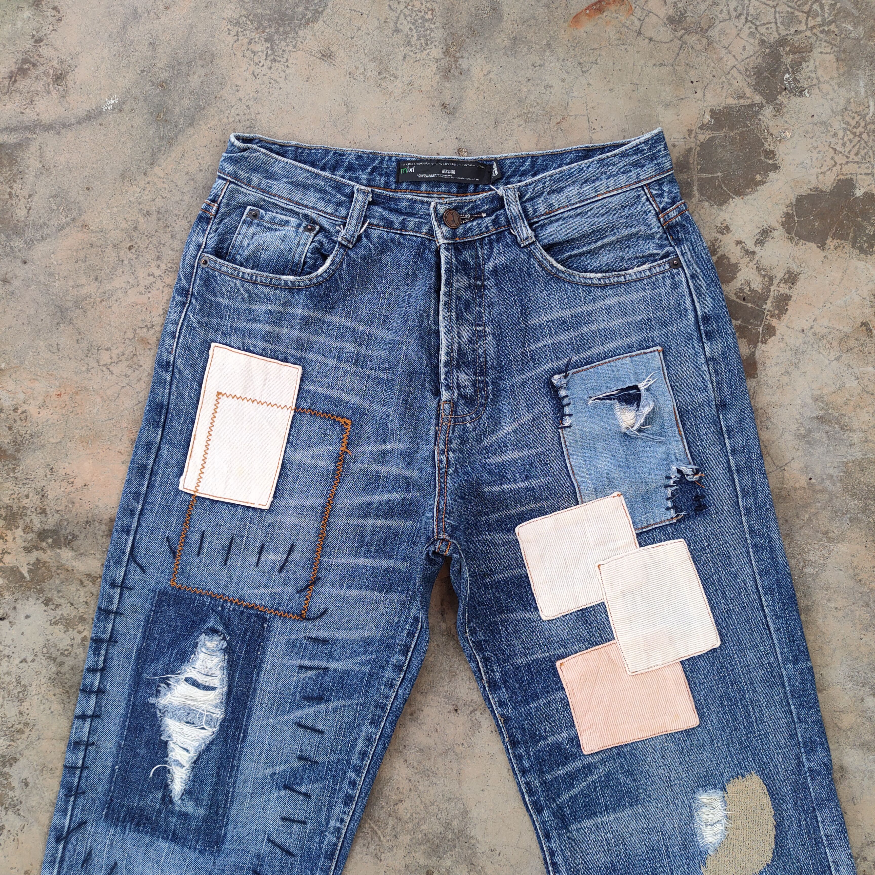 Japanese Brand × Jean × Vintage W30 VINTAGE BREATHMINT PATCH JEANS DENIM PANTS Size US 30 / EU 46 - 3 Thumbnail