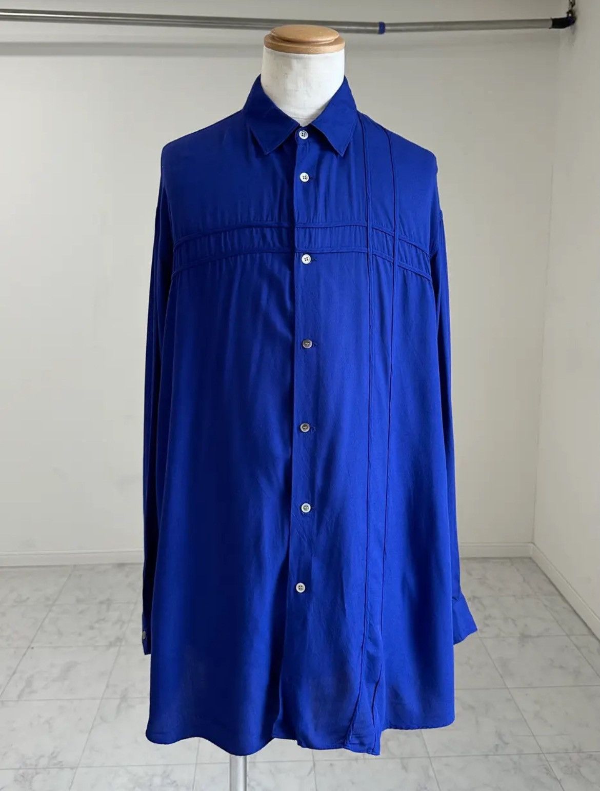 Yohji Yamamoto Yohji Yamamoto 1993ss Rayon oversizes shirt Y's for men Size US XL / EU 56 / 4 - 5 Thumbnail