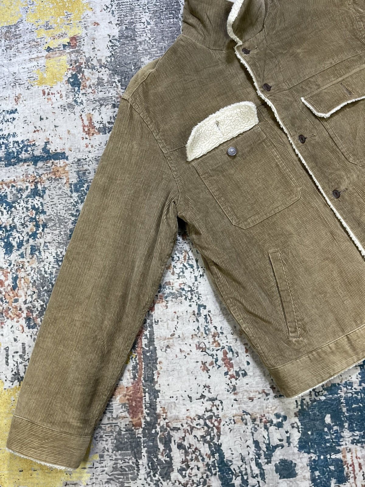 Gap Vintage GAP Corduroy Sherpa Jacket Size US M / EU 48-50 / 2 - 4 Thumbnail