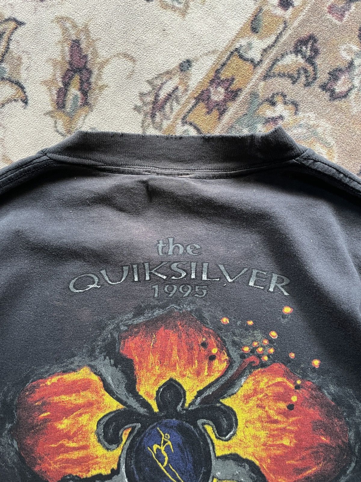 Quiksilver × Vintage Crazy Surf Tee Quiksilver 1995 Eddie Aikau Size US L / EU 52-54 / 3 - 5 Thumbnail