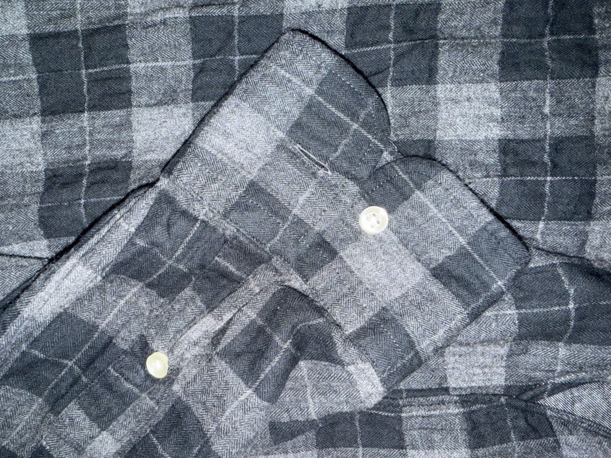 Officine Generale Officine Générale Plaid Flannel Shirt — Grey/Black | Size M Size US M / EU 48-50 / 2 - 4 Thumbnail