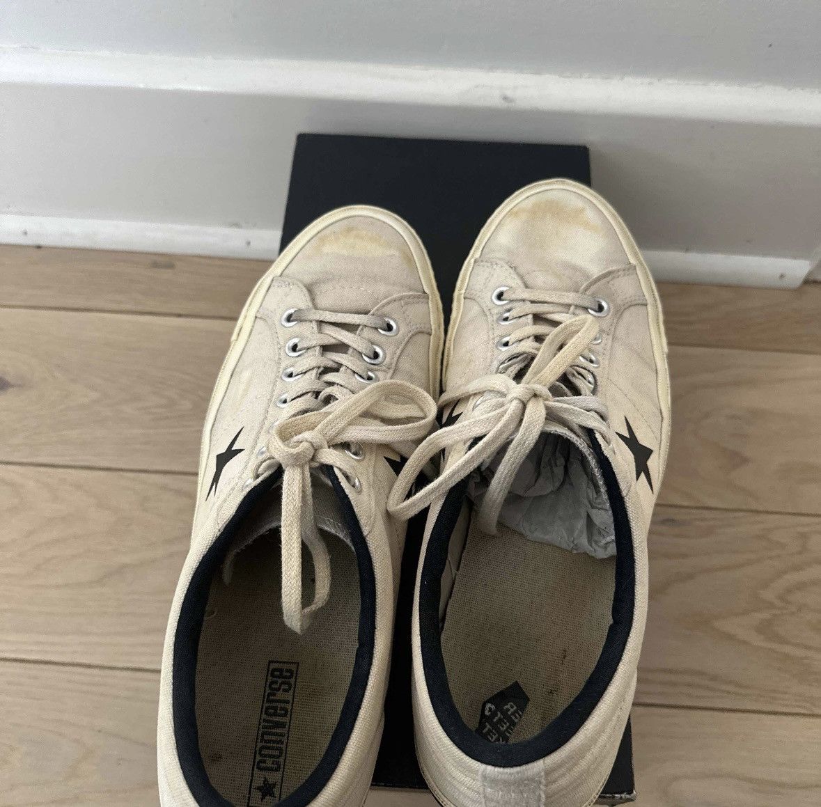 Converse × Dover Street Market Converse Dover Street Market One Star Ox Egret Size 12 Size US 12 / EU 45 - 8 Thumbnail