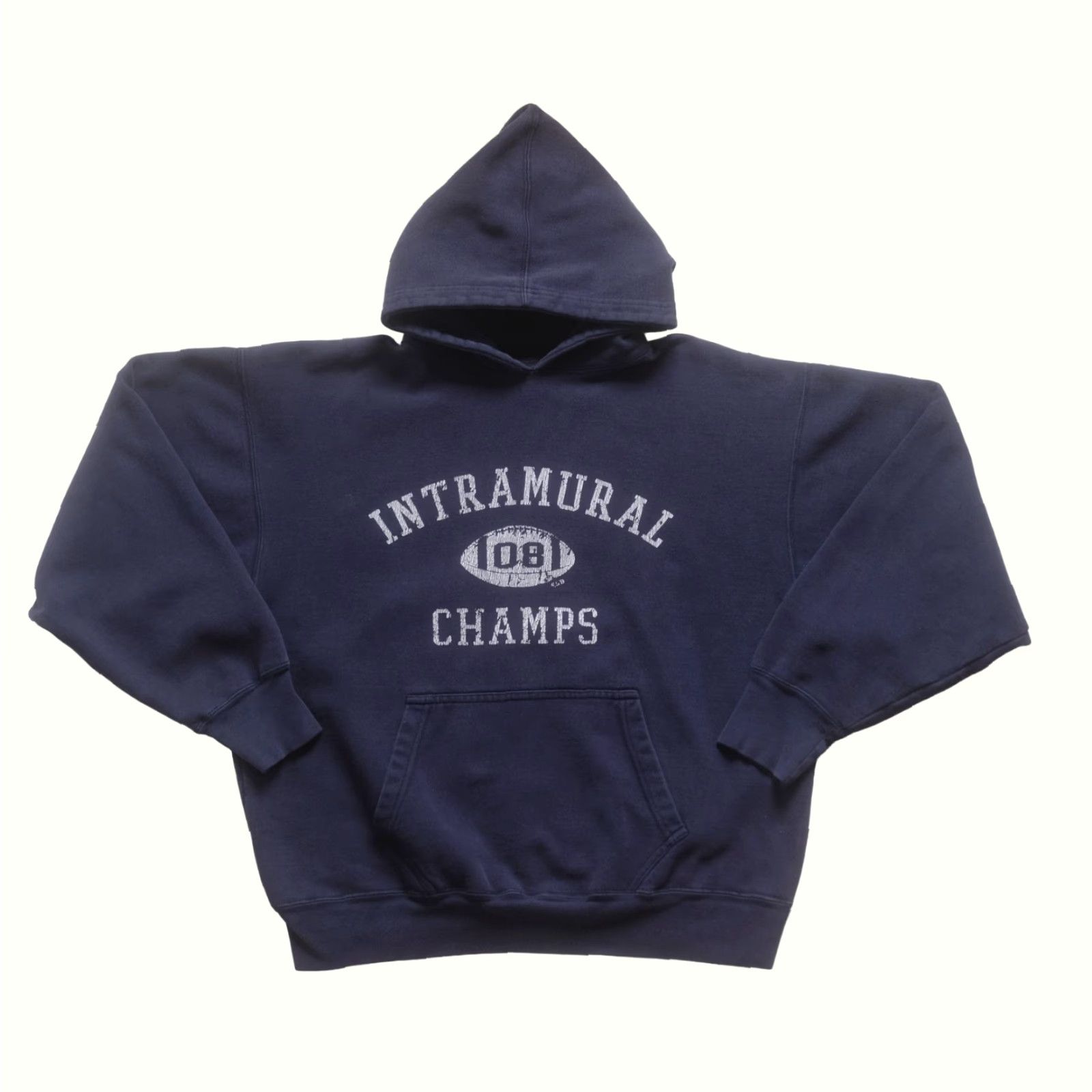 Vintage VINTAGE Steve & Barry's Hoodie Men INTRAMURAL CHAMPS GRAPHIC Football Retro VTG Y2K SZ M Blue Size US M / EU 48-50 / 2 - 2 Thumbnail