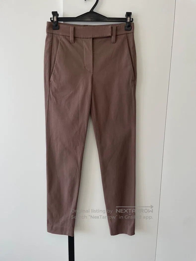 Brunello Cucinelli Brunello Cucinelli Ladies Slim Fit Casual Pants Size 24" / US 00 / IT 34 - 2 Thumbnail