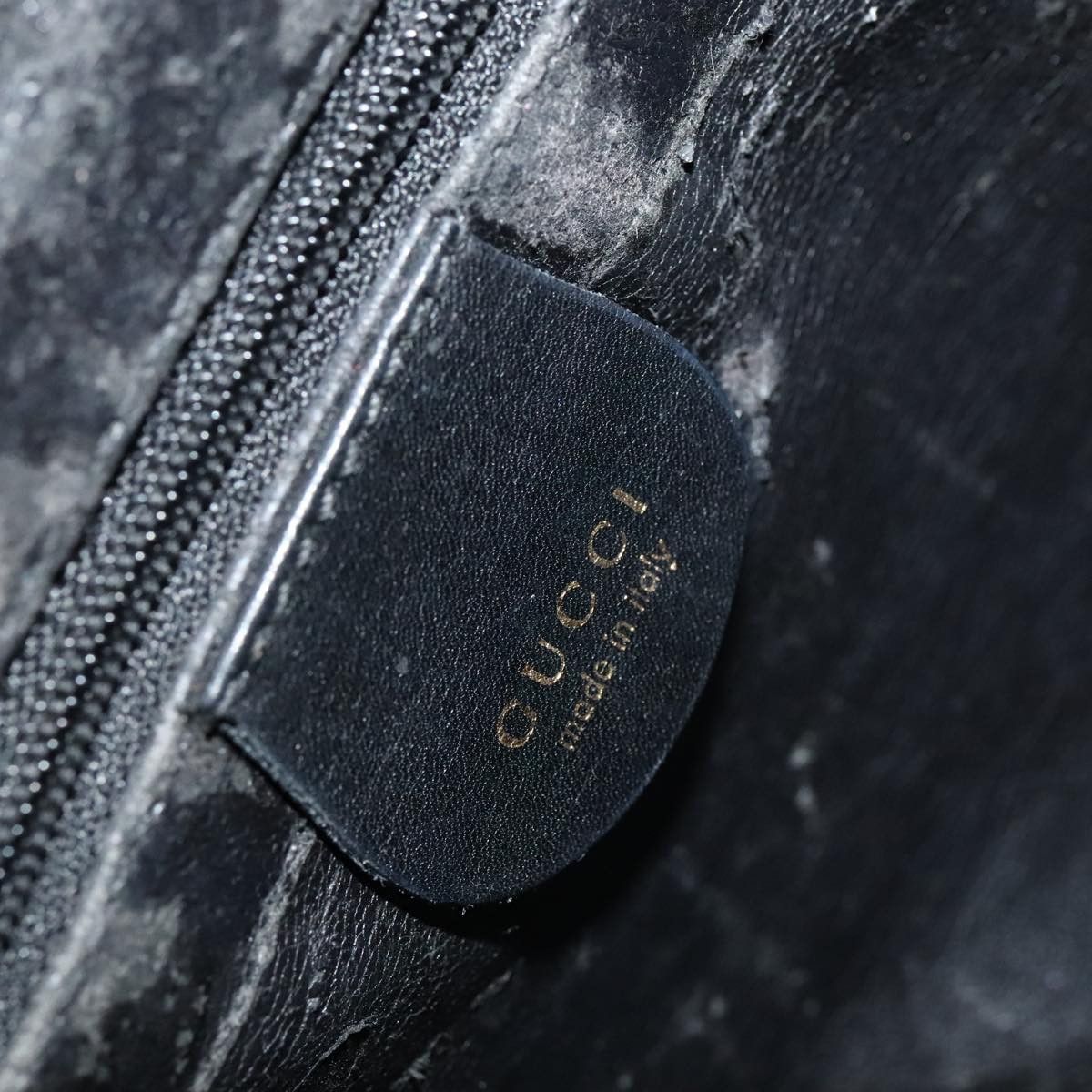 Gucci GUCCI Bamboo Hand Bag Leather Black Gold 001 3754 001 3754 Size ONE SIZE - 17 Thumbnail