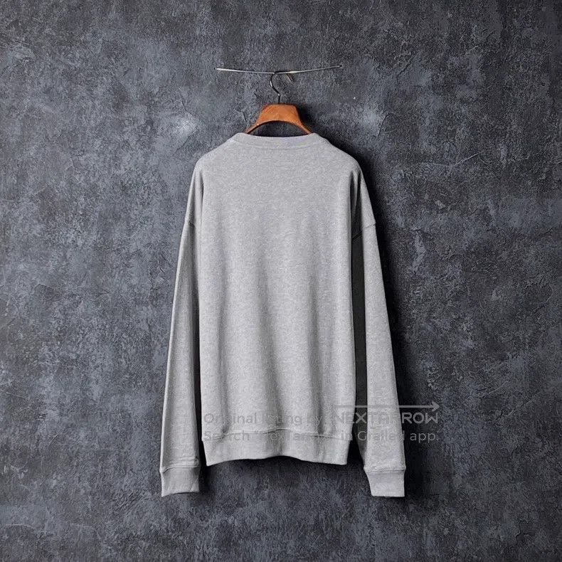 Versace Versace Cotton sweatshirt with gray letters Size US M / EU 48-50 / 2 - 3 Thumbnail