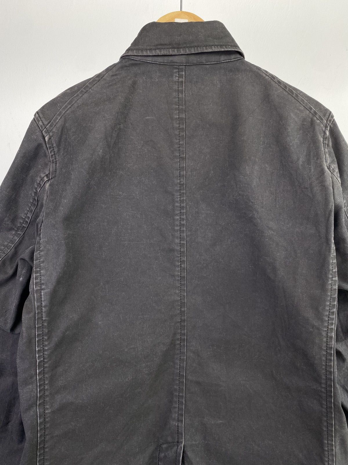 Yohji Yamamoto 90's AAR by Yohji Yamamoto Distressed Black Coat Size US M / EU 48-50 / 2 - 9 Thumbnail