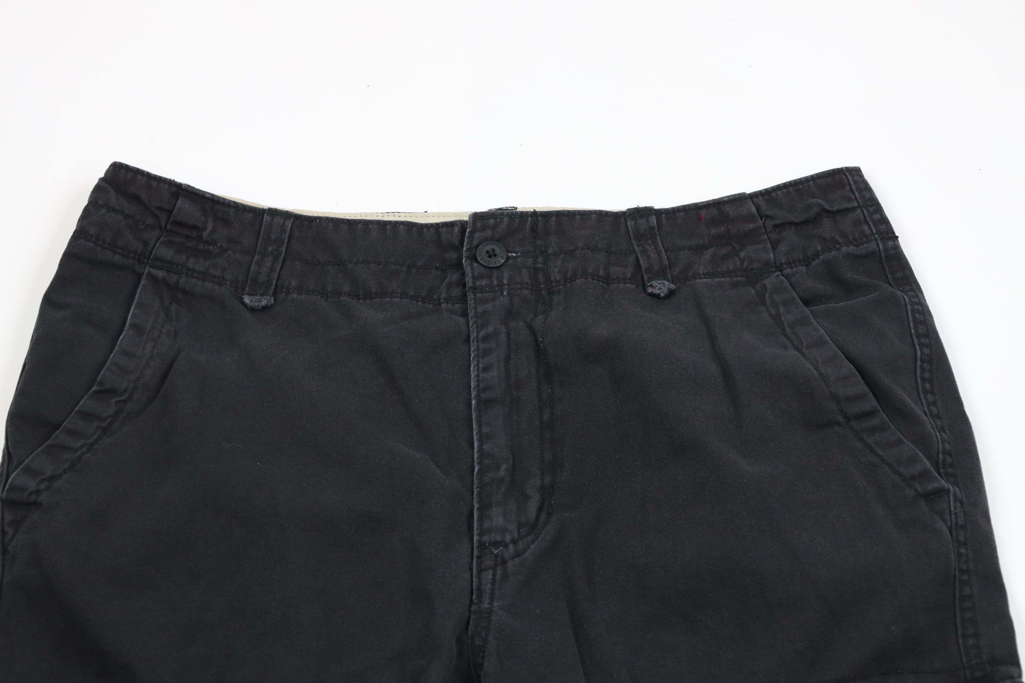 Vintage Vintage 90s Streetwear Baggy Fit Wide Leg Cargo Pants Black Size US 36 / EU 52 - 2 Thumbnail