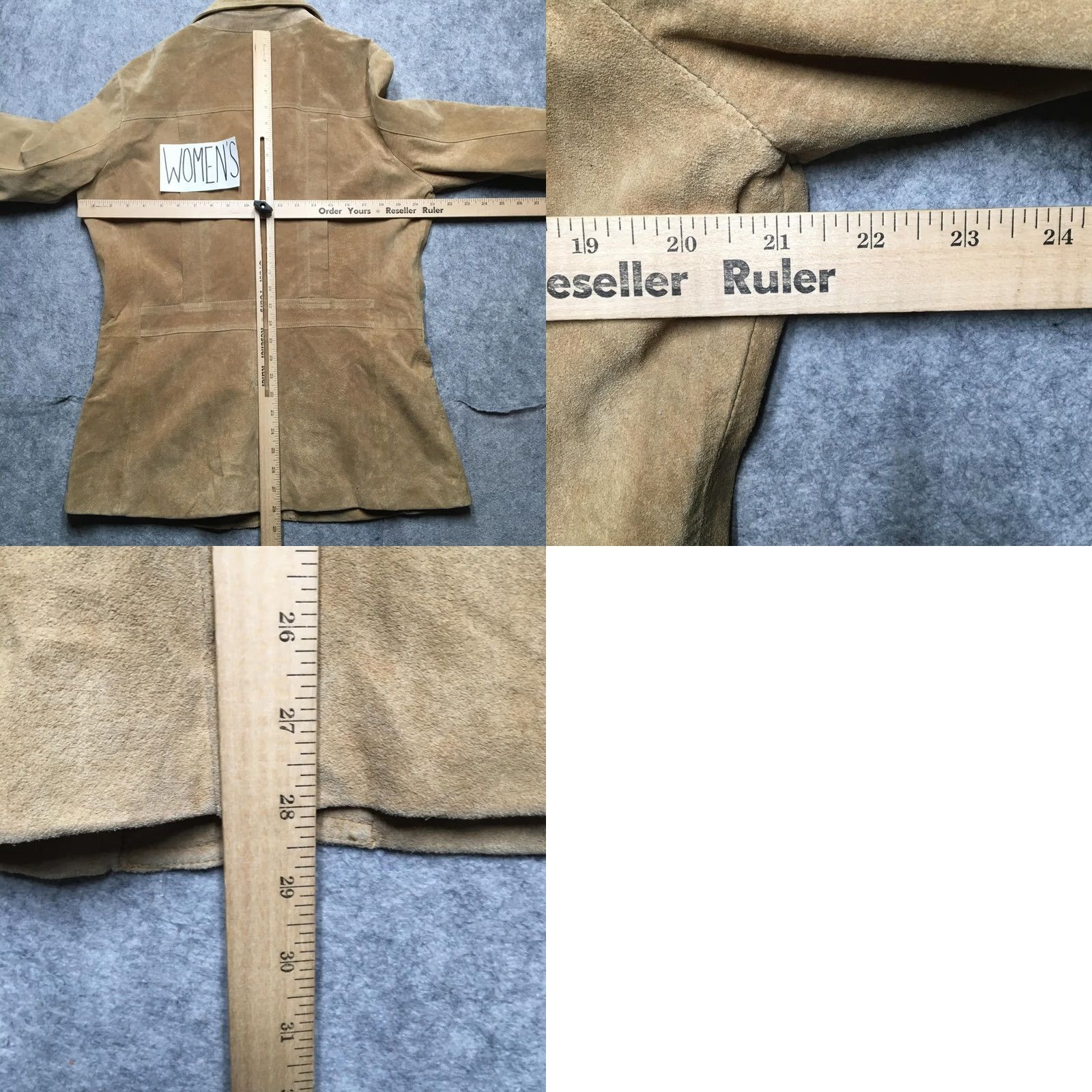 Eddie Bauer Eddie Bauer Suede Blazer Jacket Womens Tall L Brown Seattle Suede Lined Button Front Notched Collar Size L / US 10 / IT 46 - 8 Thumbnail
