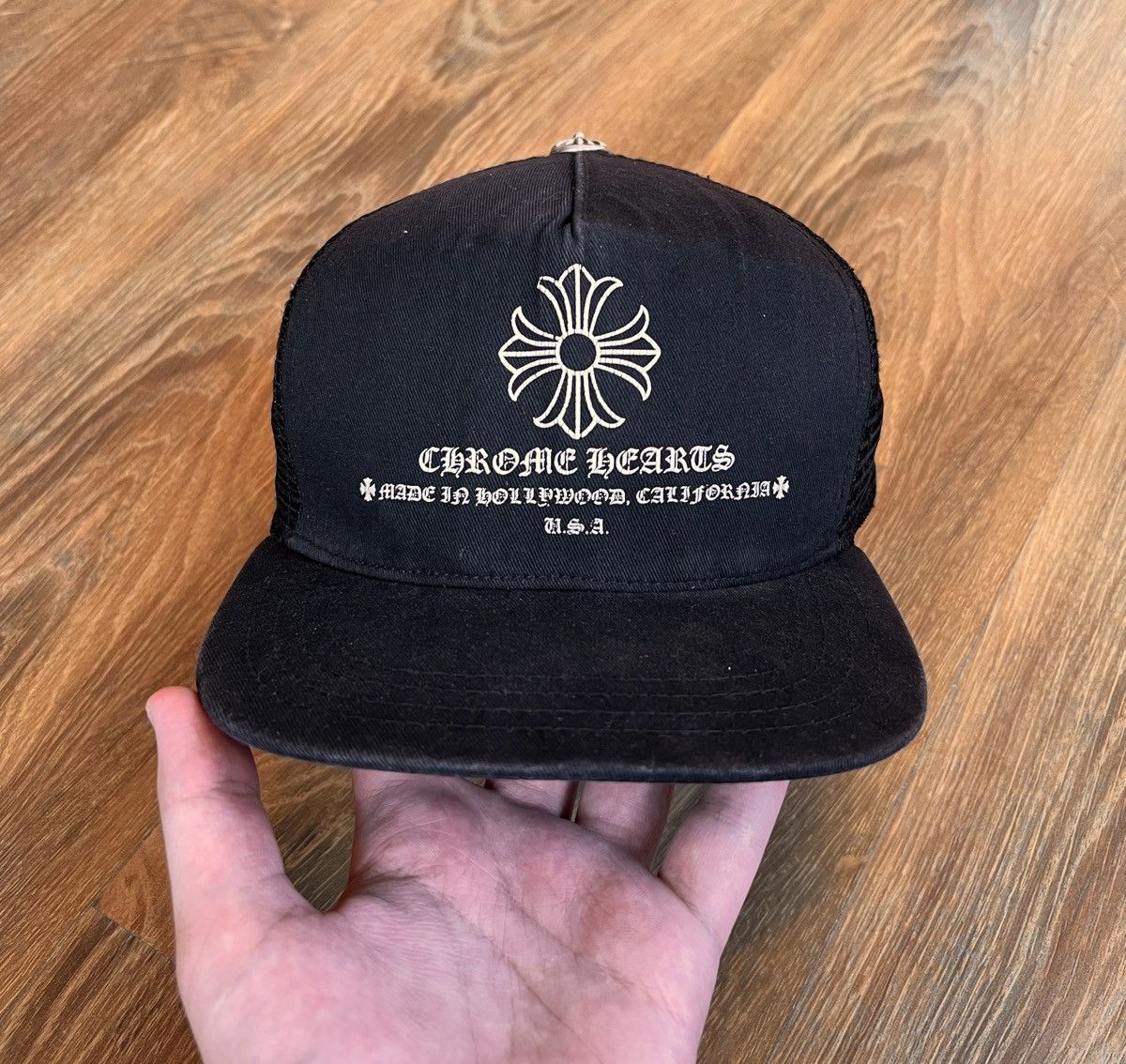 Rare Chrome Hearts Hollywood California Cross Trucker Hat