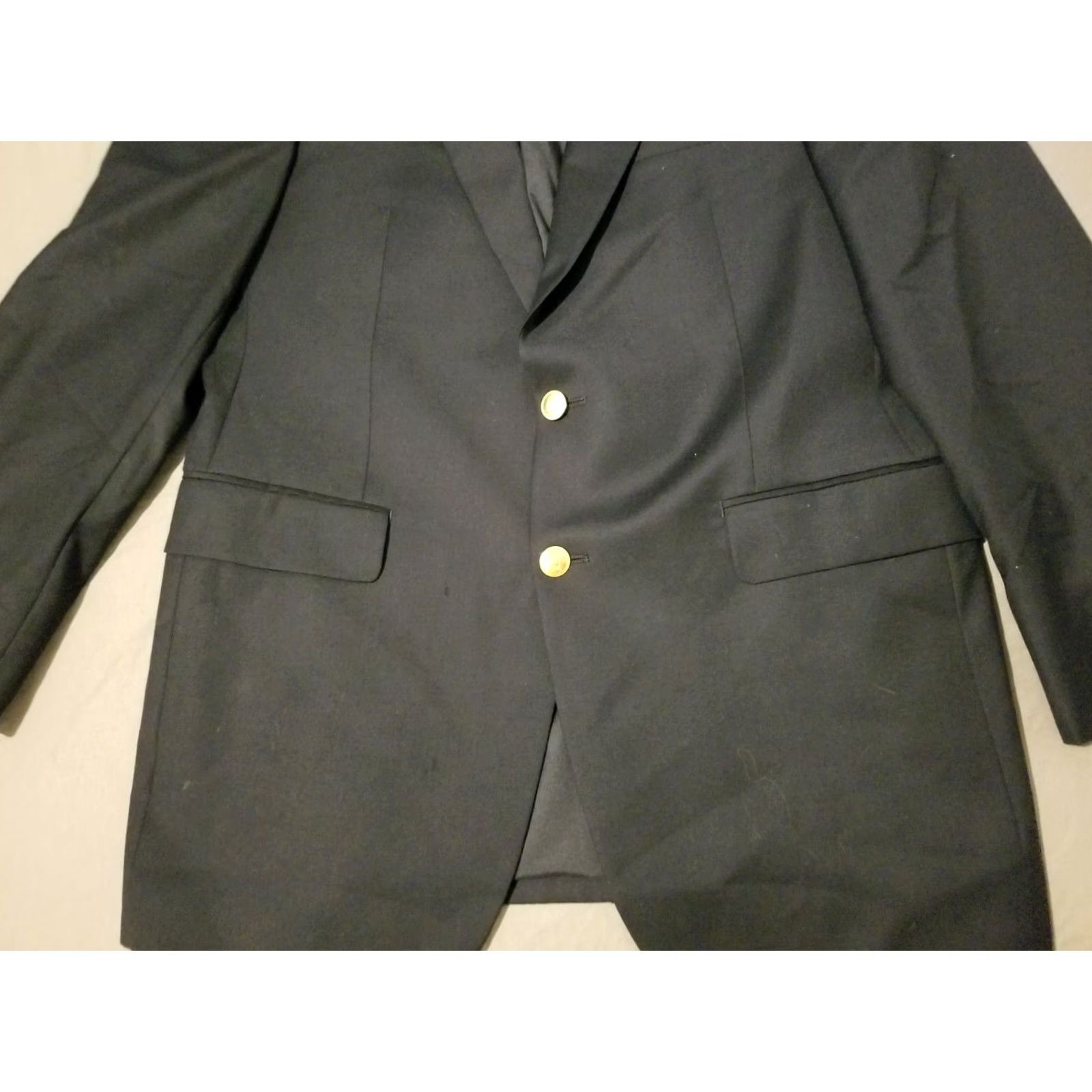 Ralph Lauren VINTAGE? Mens Polo Ralph Lauren Sports Jacket 40L Navy Blue Polo Ralph Lauren Sport 3-in-1 Blazer Wool Blue Mens 40L Blazer Sports Jacket Size US L / EU 52-54 / 3 - 3 Thumbnail