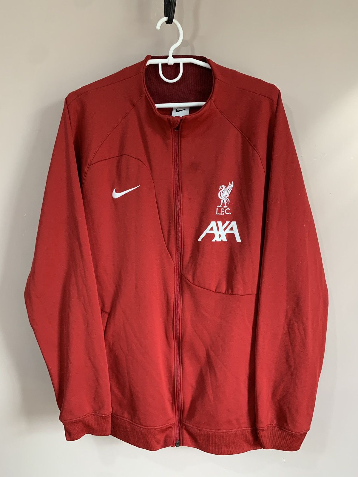 Nike Liverpool Full Zip Football Jacket Nike Soccer Size L Size US L / EU 52-54 / 3 - 1 Thumbnail