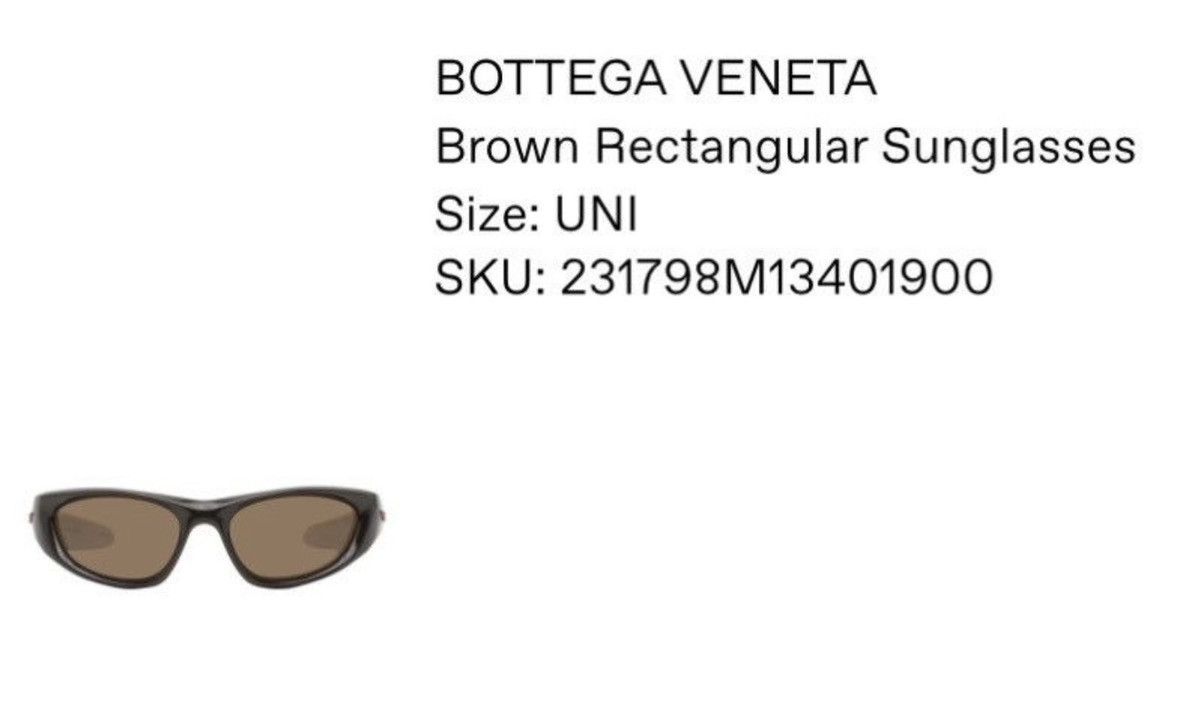 Bottega Veneta Travis scott Bottega Veneta Rectangular glasses Size ONE SIZE - 12 Thumbnail
