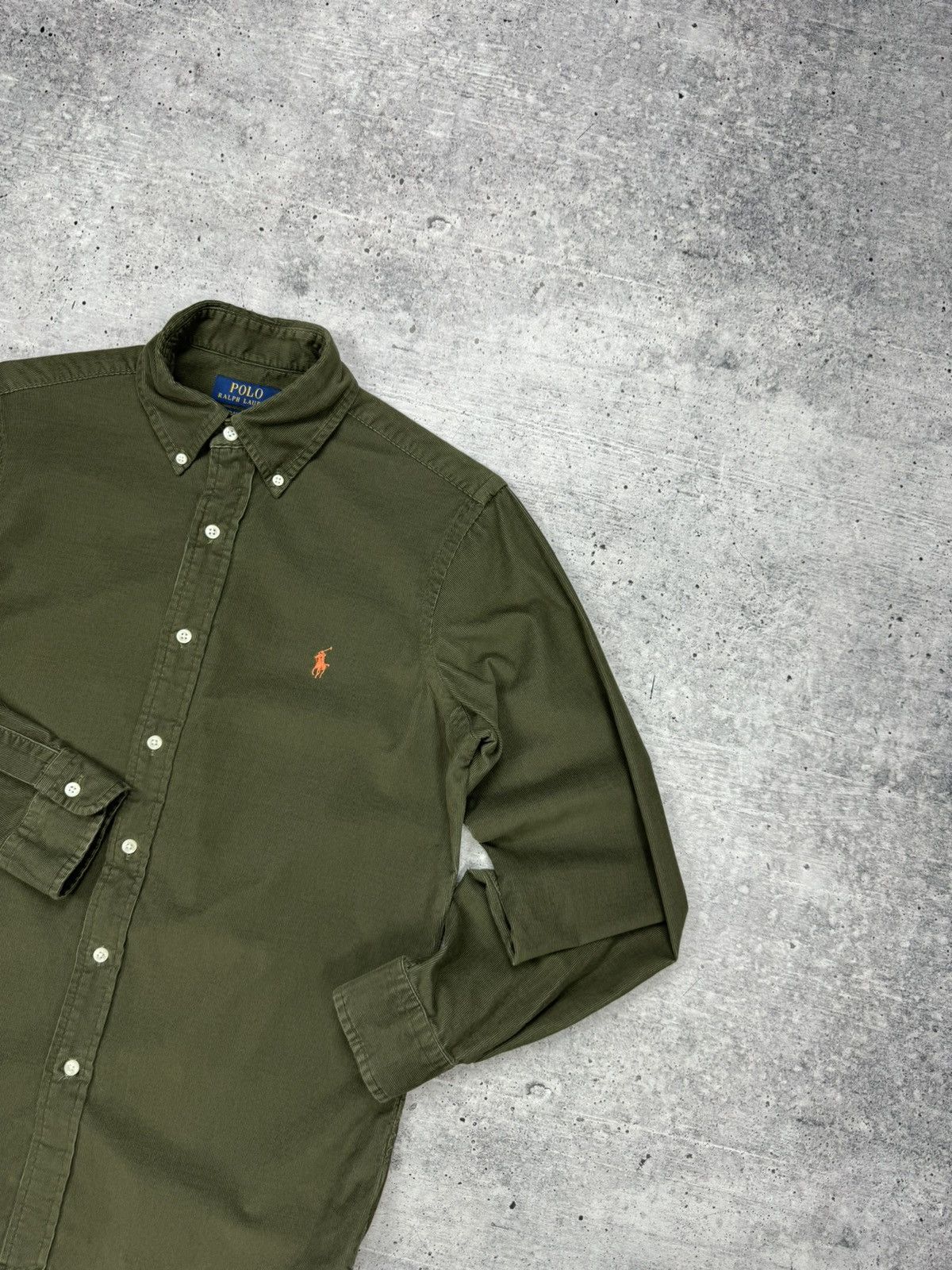Designer × Polo Ralph Lauren Vintage Y2K Ralph Lauren Corduroy Flannel Shirt Travis Scott Size US S / EU 44-46 / 1 - 4 Thumbnail