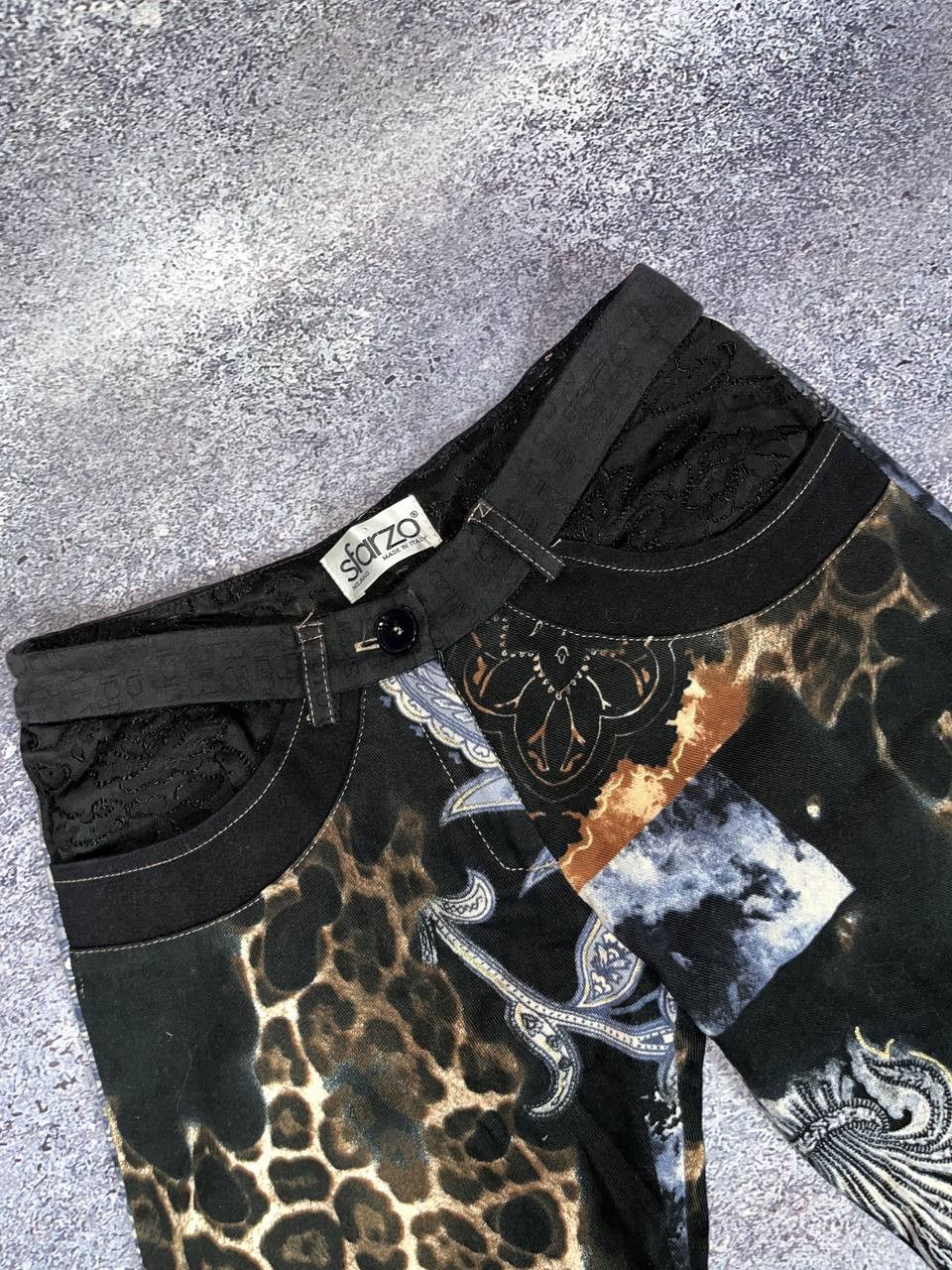 Japanese Brand Vintage Roberto Cavalli Style Leopard y2k 2000s Size 28" / US 6 / IT 42 - 11 Thumbnail