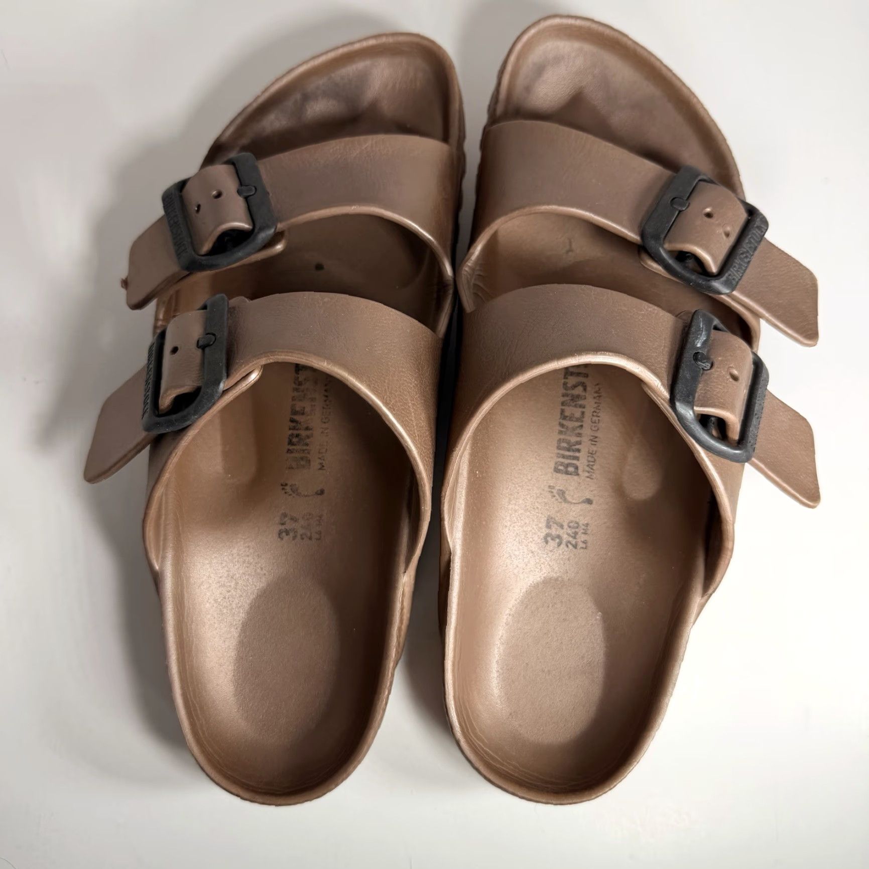 Birkenstock Birkenstock Arizona Copper Rubber Footbed Narrow EU 37 US 6 Size US 6 / IT 36 - 5 Thumbnail
