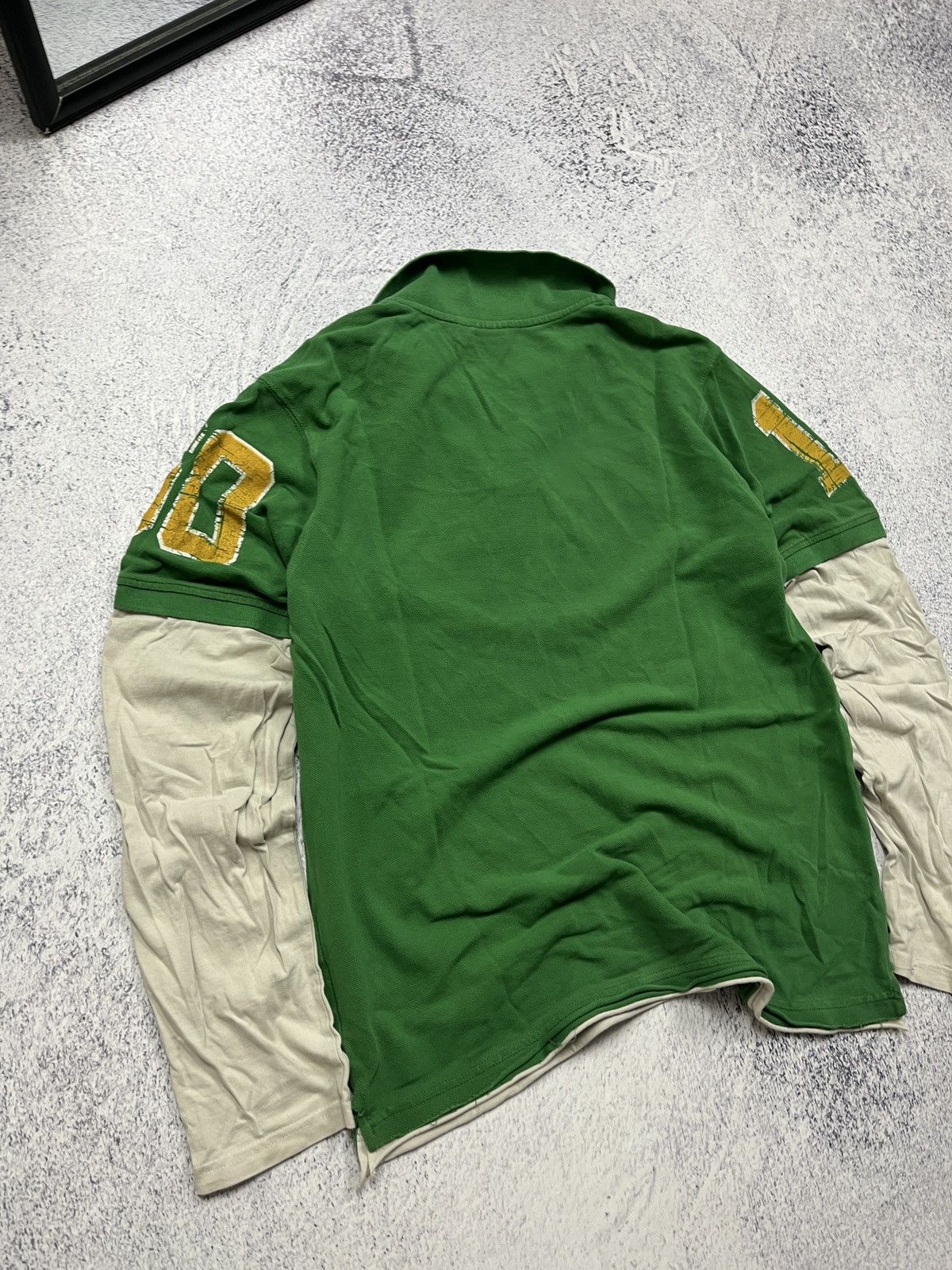 Lonsdale Vintage Lonsdale Polo tee Big Logo Old Money 00s USA Size US M / EU 48-50 / 2 - 13 Thumbnail