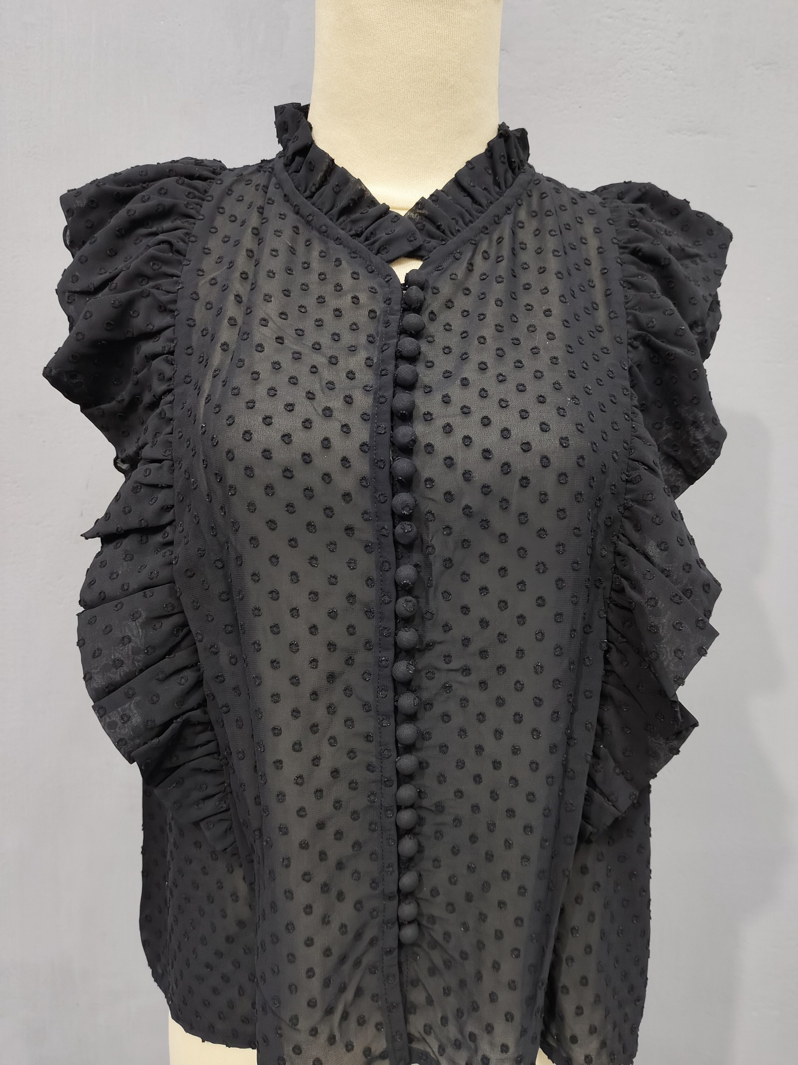 Beams Japan Carolina Glaser🇯🇵 Gothic Lolita Mori Otome Layered Top Size M / US 6-8 / IT 42-44 - 2 Thumbnail
