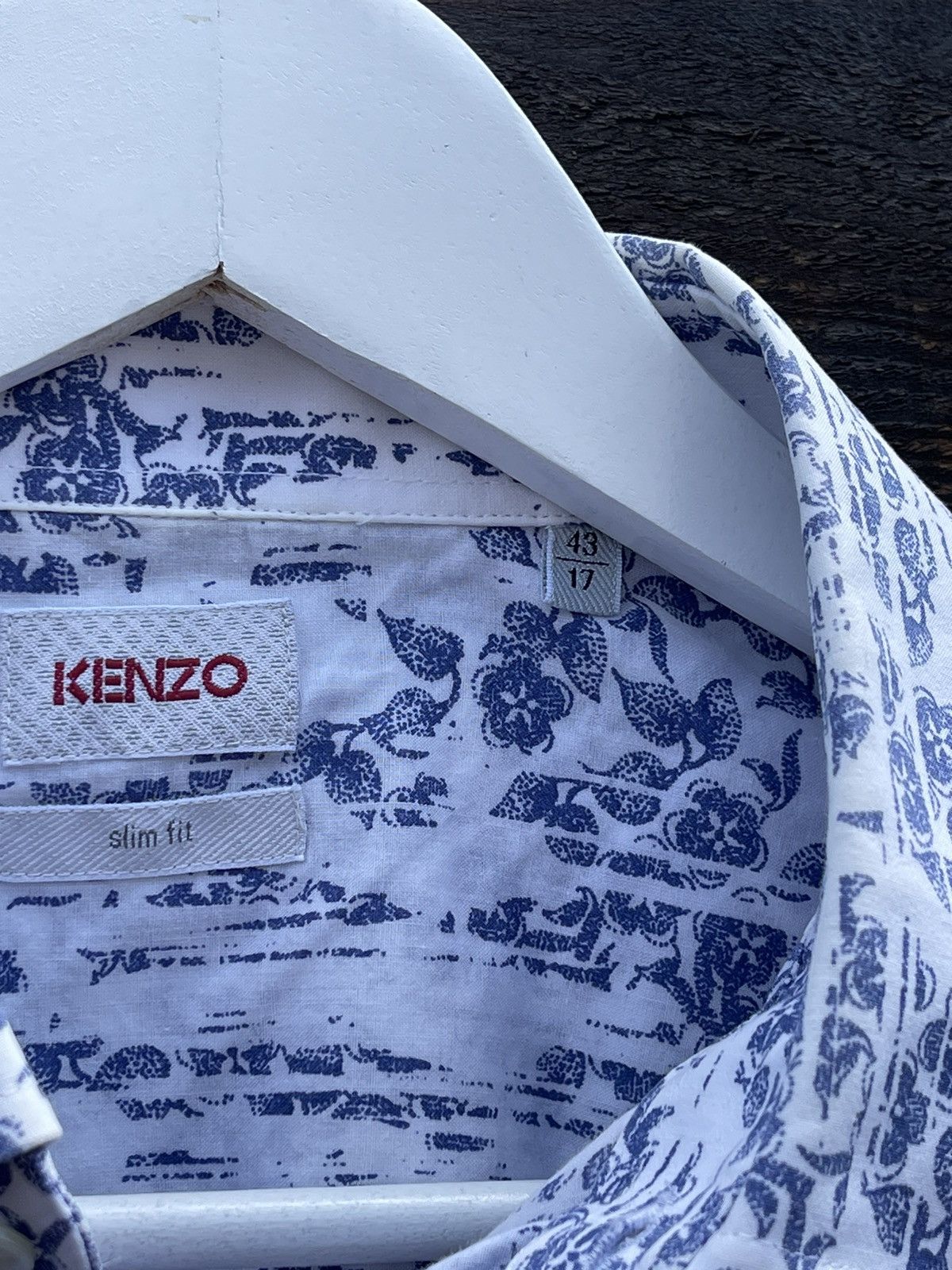Kenzo Kenzo Homme flovers print shirt luxury Size US L / EU 52-54 / 3 - 6 Thumbnail