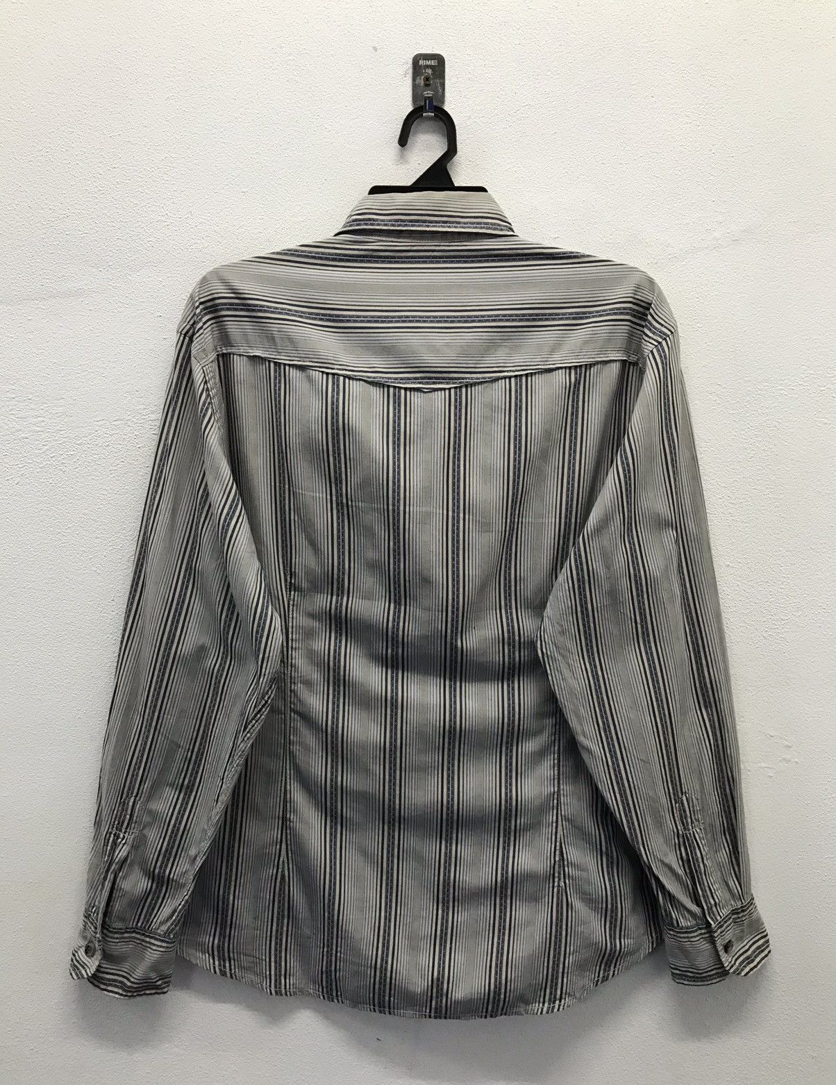 Kansai Yamamoto × Vintage Vintage Kansai Jeans Long Sleeve Shirt Button Up Size US L / EU 52-54 / 3 - 2 Thumbnail