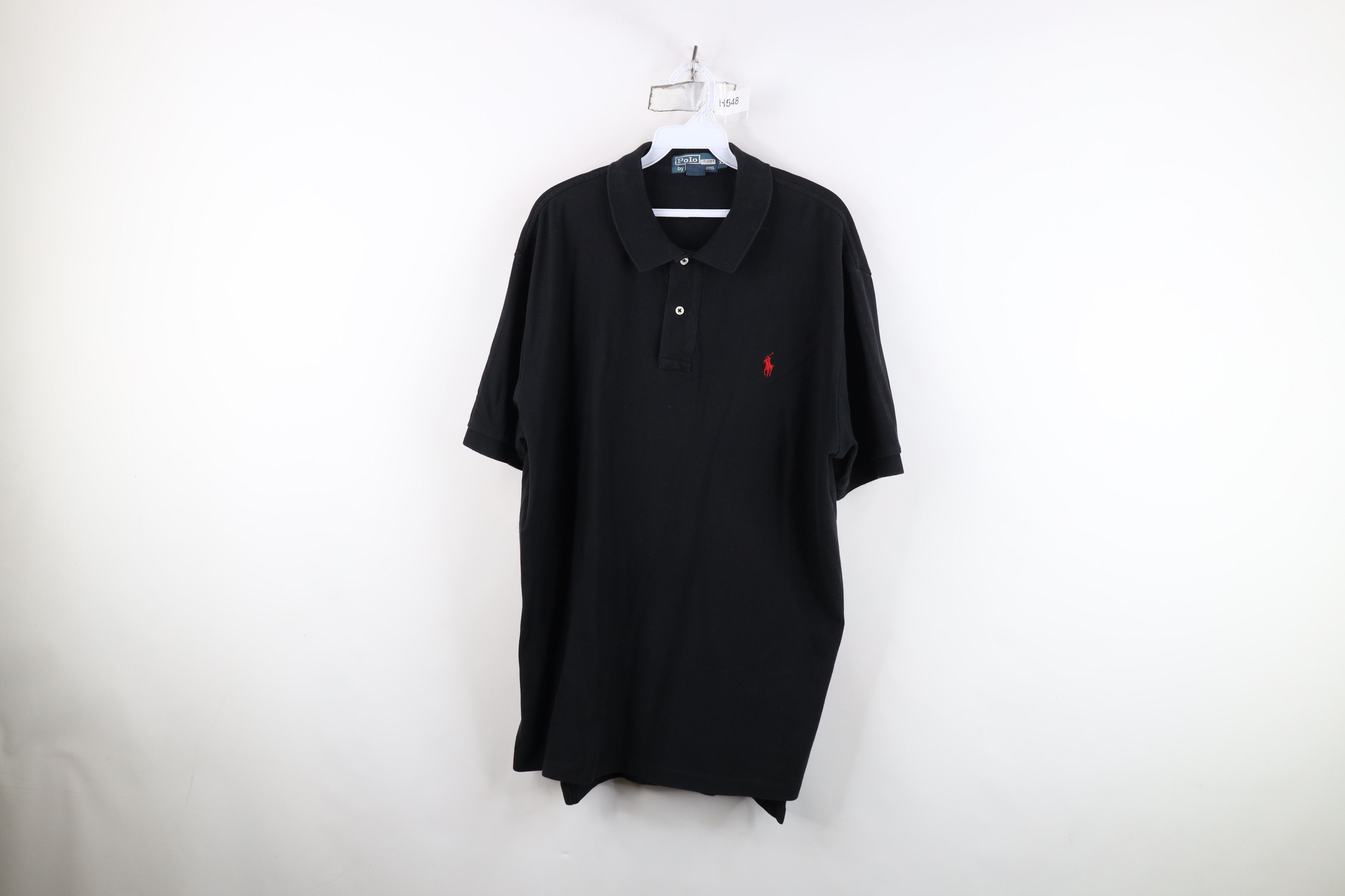 Ralph Lauren Vintage 90s Ralph Lauren Collared Golf Polo Shirt Black Size US XL / EU 56 / 4 - 1 Thumbnail