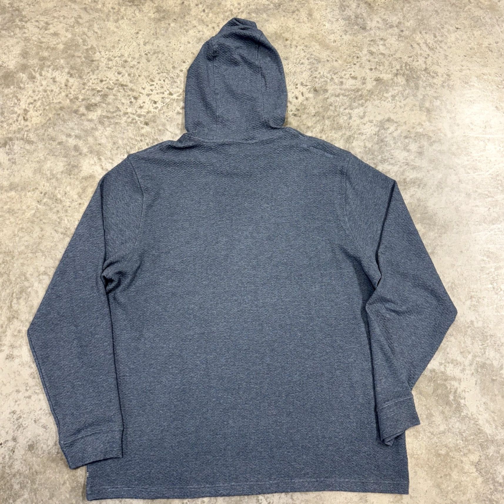 Olive Live Forever Golf Hoodie Mens XL Blue Lightweight Pullover Sweatshirt Size US XL / EU 56 / 4 - 4 Thumbnail