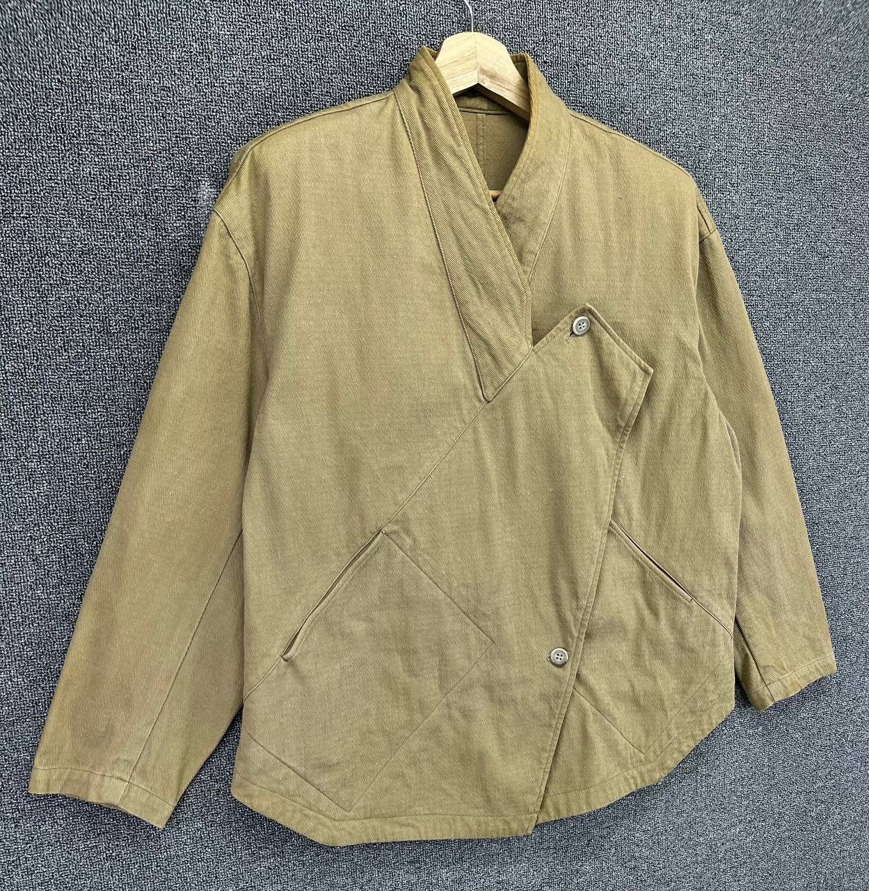 Issey Miyake Vintage 80s Issey Miyake Brown Cardigan Jacket Size US L / EU 52-54 / 3 - 2 Thumbnail