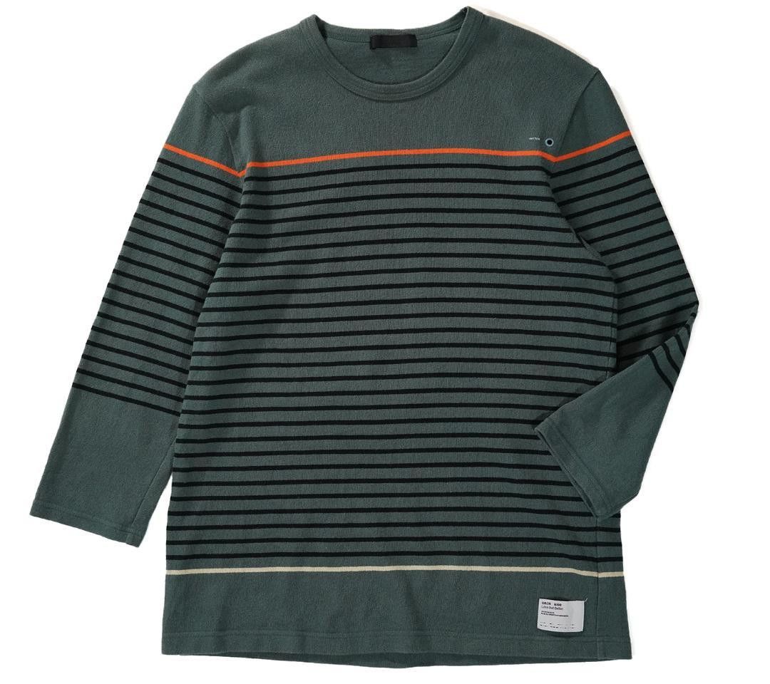 image of Undercover Ss10 "less But Better" Long Sleeve Tee in Green, Men's (Size Medium)