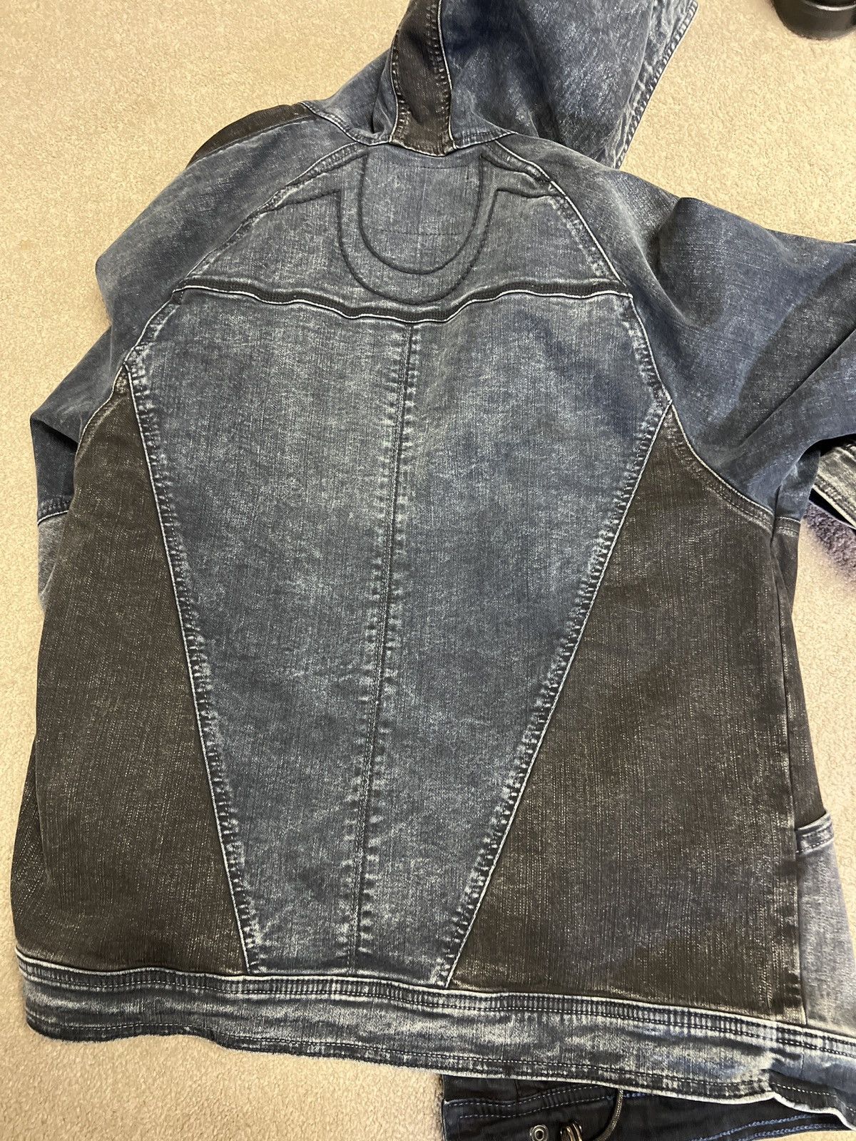 True Religion True Religion Dylan Hooded Denim Jacket Size US L / EU 52-54 / 3 - 1 Thumbnail