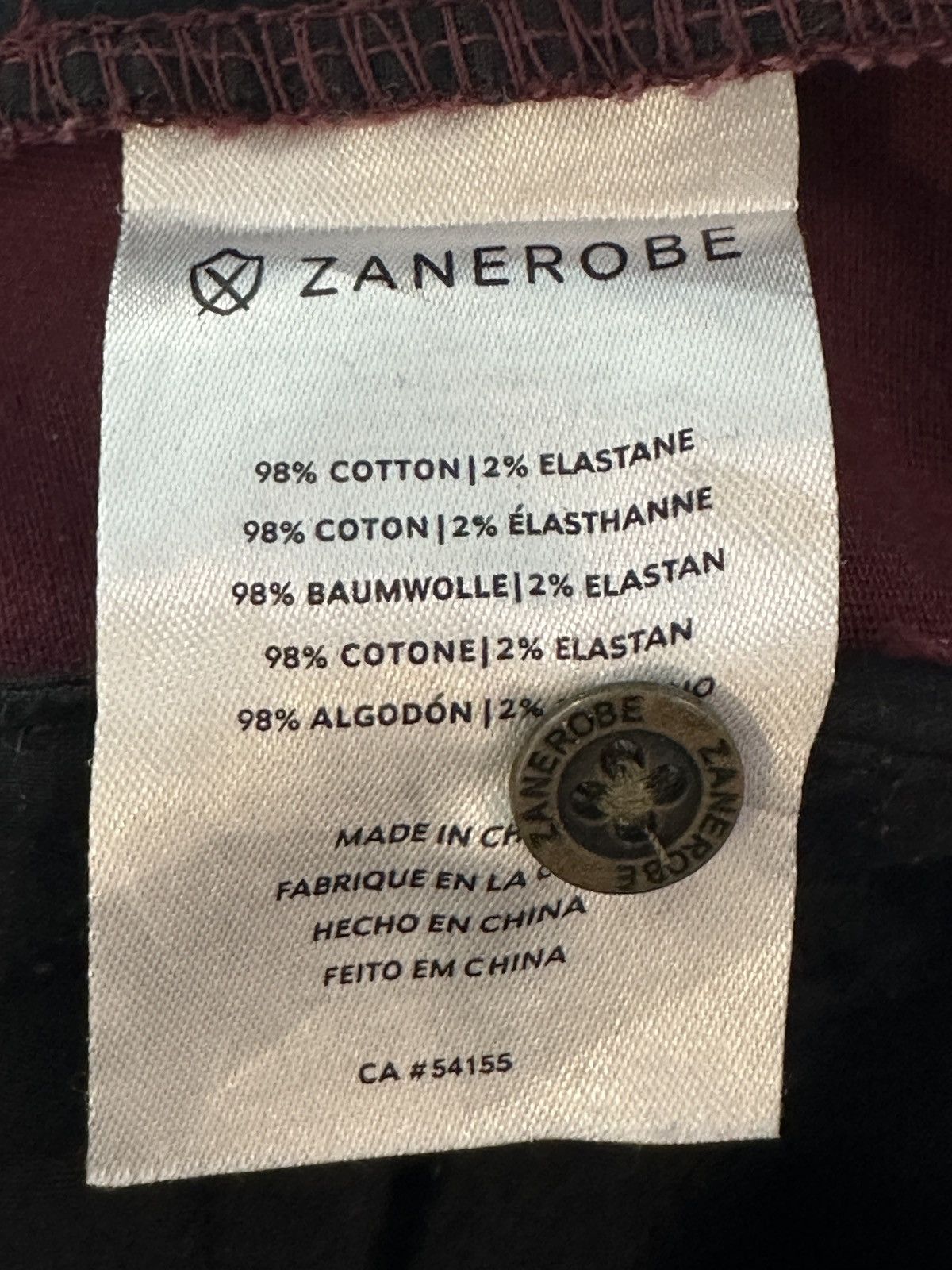 Zanerobe Zanerobe Sureshot Jogger Burgundy Size US 30 / EU 46 - 8 Thumbnail