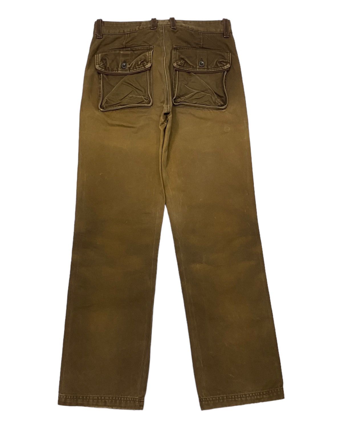 Gap 🔥GAP BROWN KHAKI FADED BROWN KANYE STYLE TROUSERS PANTS Size US 32 / EU 48 - 2 Thumbnail