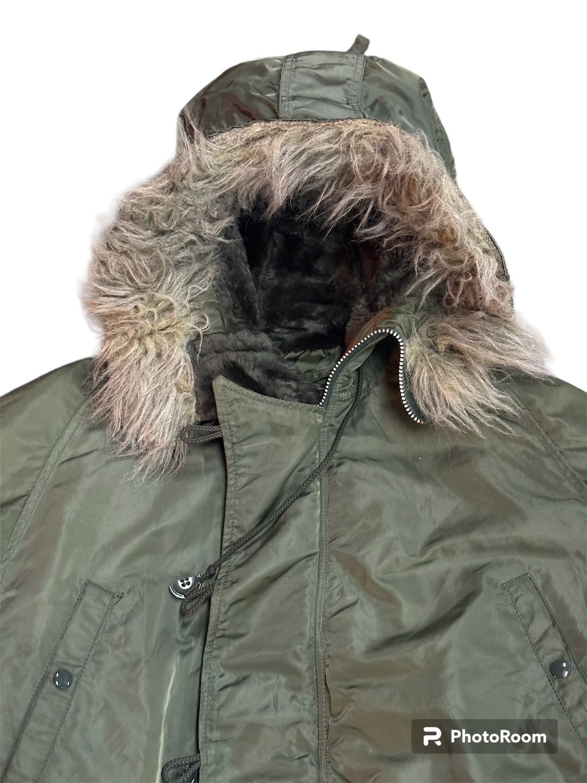 Alpha Industries × Vintage Alpha industries parka N-3B sunfaded Size US XL / EU 56 / 4 - 3 Thumbnail