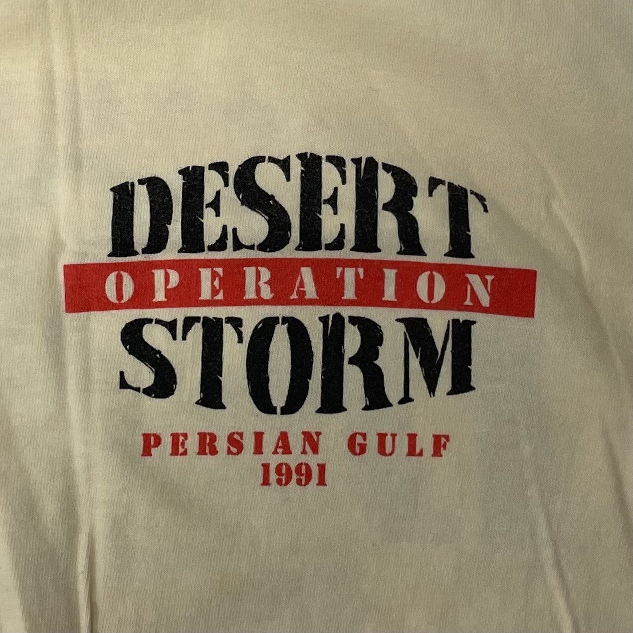 Other Vtg Hanes OPERATION DESERT STORM Persian Gulf 1991 Shirt Size US XL / EU 56 / 4 - 3 Thumbnail