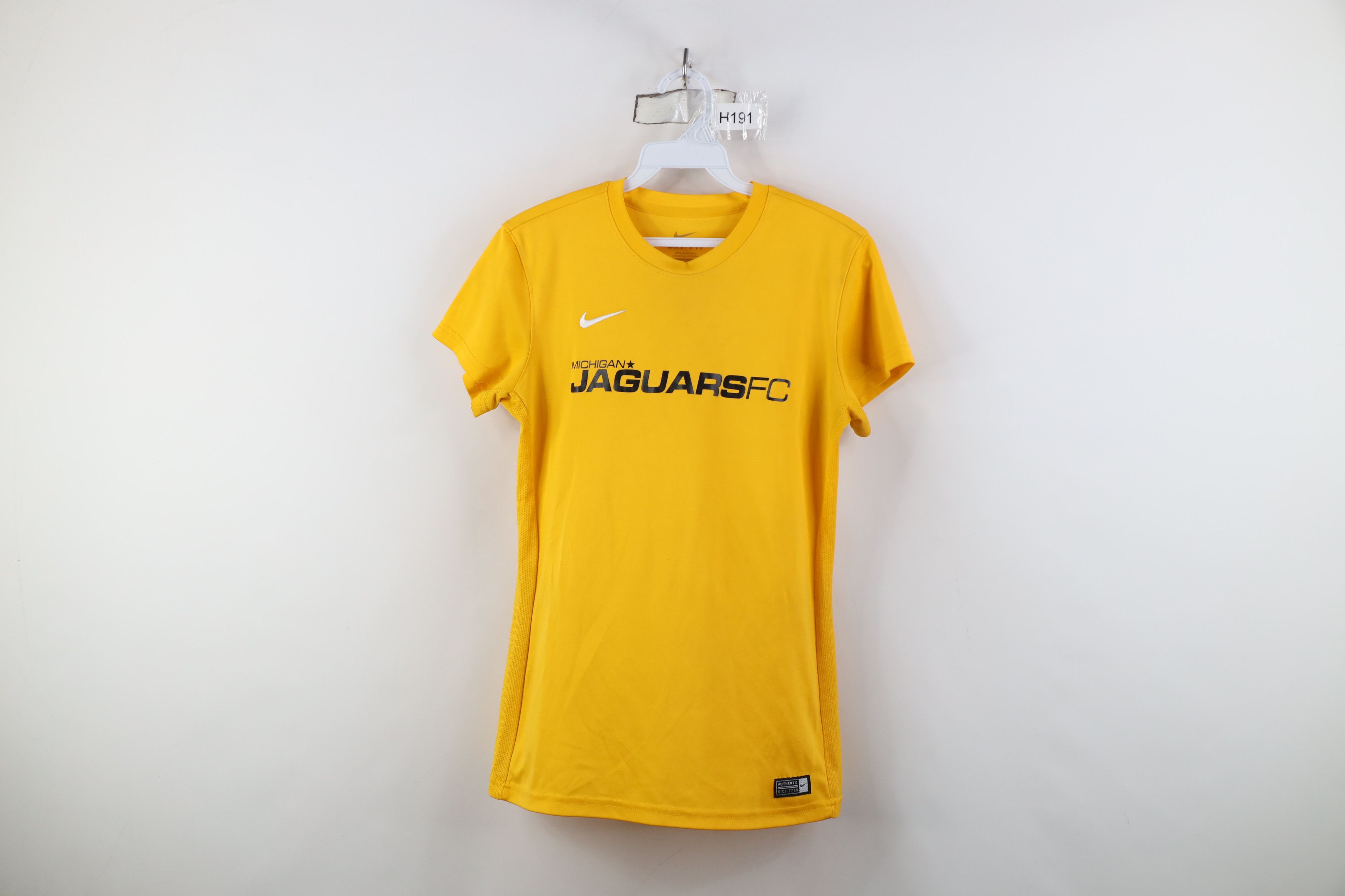 Nike Nike Soccer Spell Michigan Jaguars FC Soccer Jersey Yellow Size S / US 4 / IT 40 - 1 Thumbnail