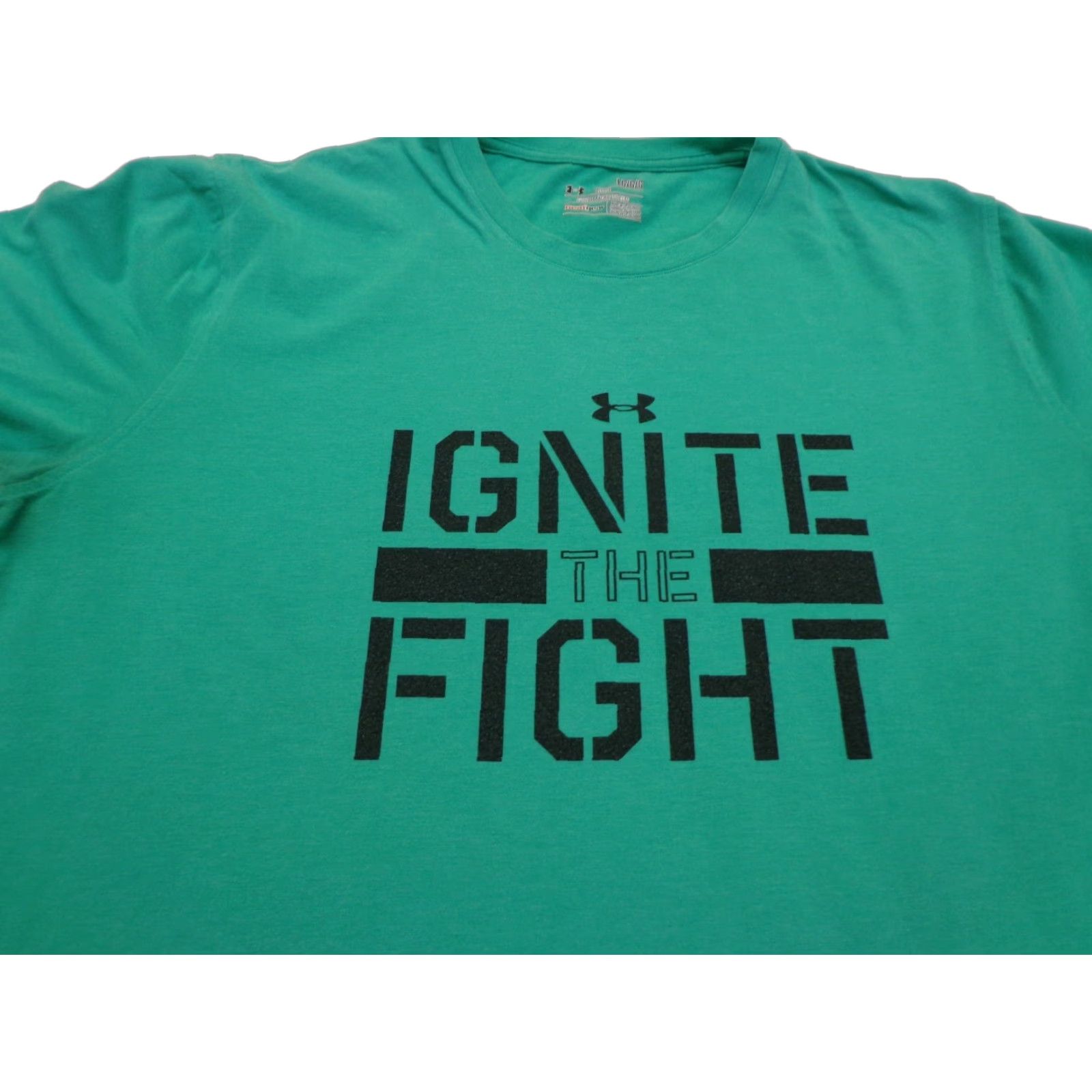 Under Armour Under Armour Teal T-Shirt Ignite The Fight Large Men’s/ Mens Activewear L Color Teal Shirt Size US L / EU 52-54 / 3 - 1 Thumbnail