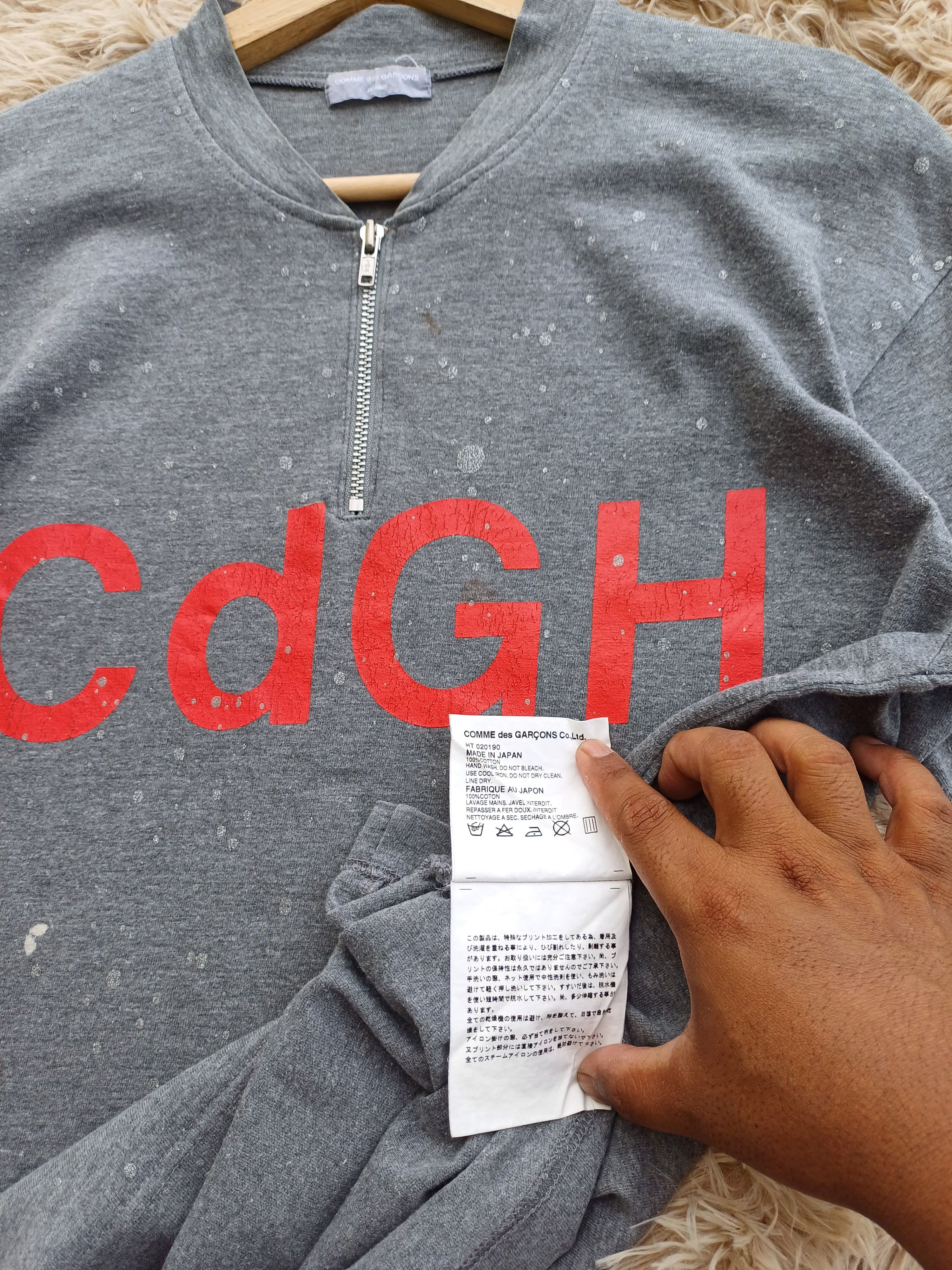 Comme des Garcons Rare Vintage AD2001 CDGH Comme Des Garcons Homme Tshirt Size US M / EU 48-50 / 2 - 10 Thumbnail