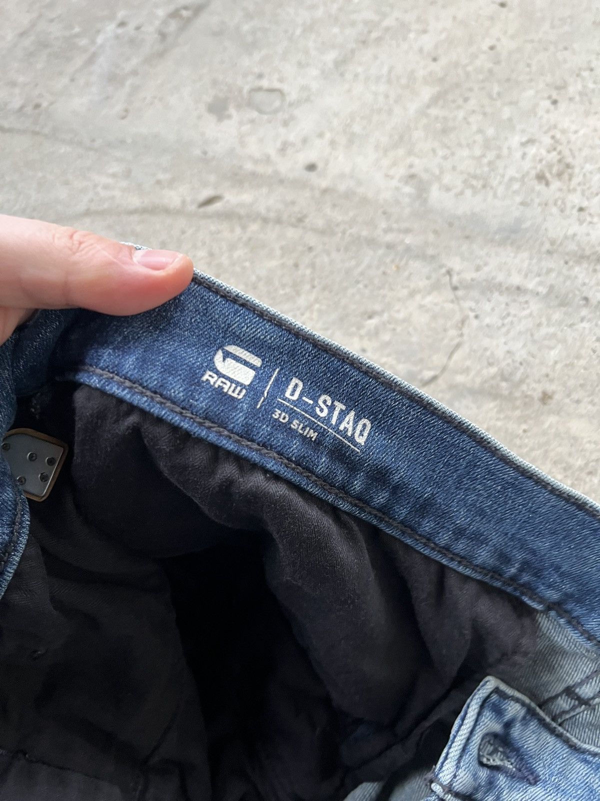 G-Star G-Star Raw D-Staq 3d Slim Jeans Size US 34 / EU 50 - 4 Thumbnail