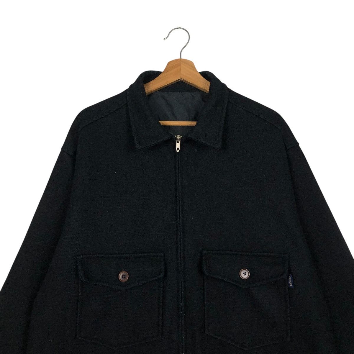 Vintage 🔥VINTAGE WOOL WORK JACKET BLUE MARLIN ISSEY MIYAKE Size US M / EU 48-50 / 2 - 5 Thumbnail