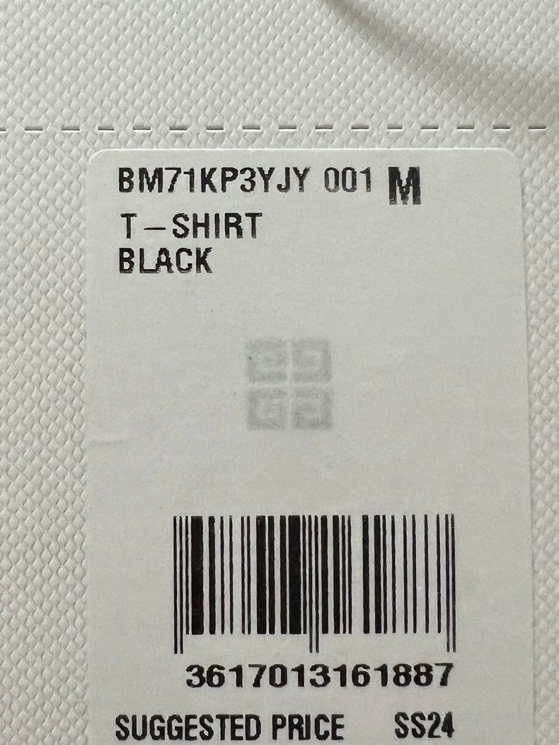 Givenchy Givenchy Men's black cotton round-neck long-sleeved T-shir Size US M / EU 48-50 / 2 - 6 Thumbnail