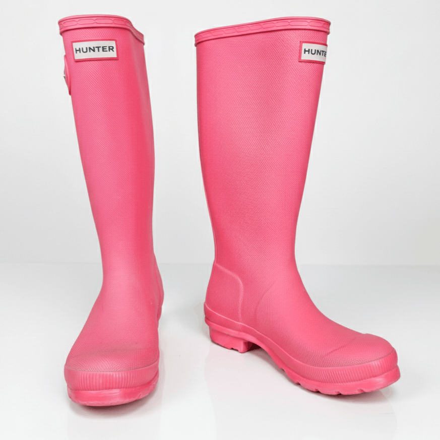 Hunter Hunter EU 36 US 4/5 Boots Pink Rubber Rainboots Winter Water Size US 5.5 / IT 35.5 - 1 Thumbnail