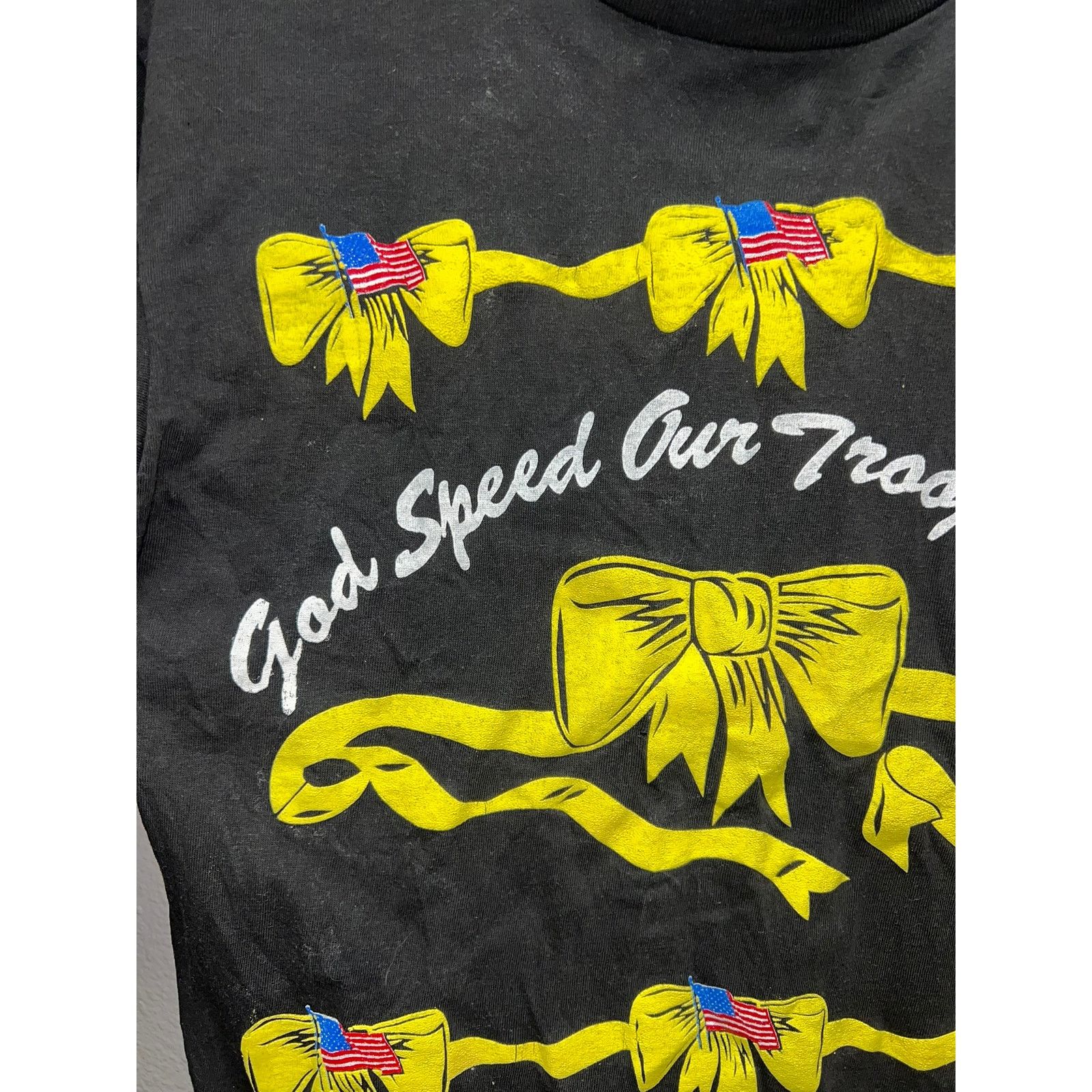 Vintage Vintage God Speed Our Troops Home Soldier Army Tee VTG 80s M Size US M / EU 48-50 / 2 - 2 Thumbnail