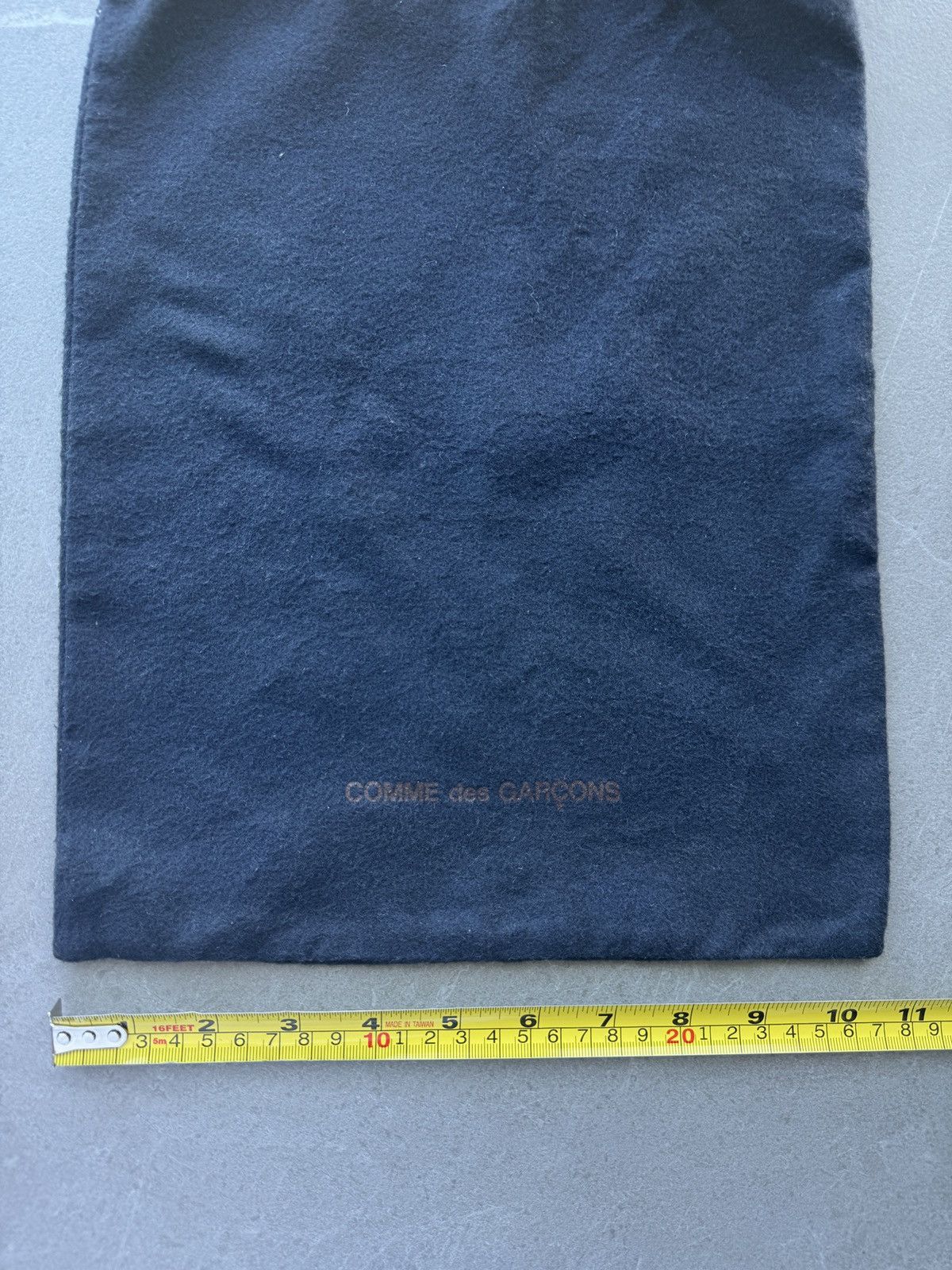 Comme des Garcons Comme des Garcons Japan Dark Blue Fabric Drawstring Dust Bag Size ONE SIZE - 10 Thumbnail