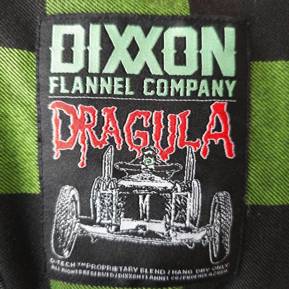Vintage Dixxon Flannel Shirt Mens M Green Dragula Munsters Plaid Shirt Mens Medium Green Dixxon Flannel Casual Shirt Mens Size US M / EU 48-50 / 2 - 6 Thumbnail